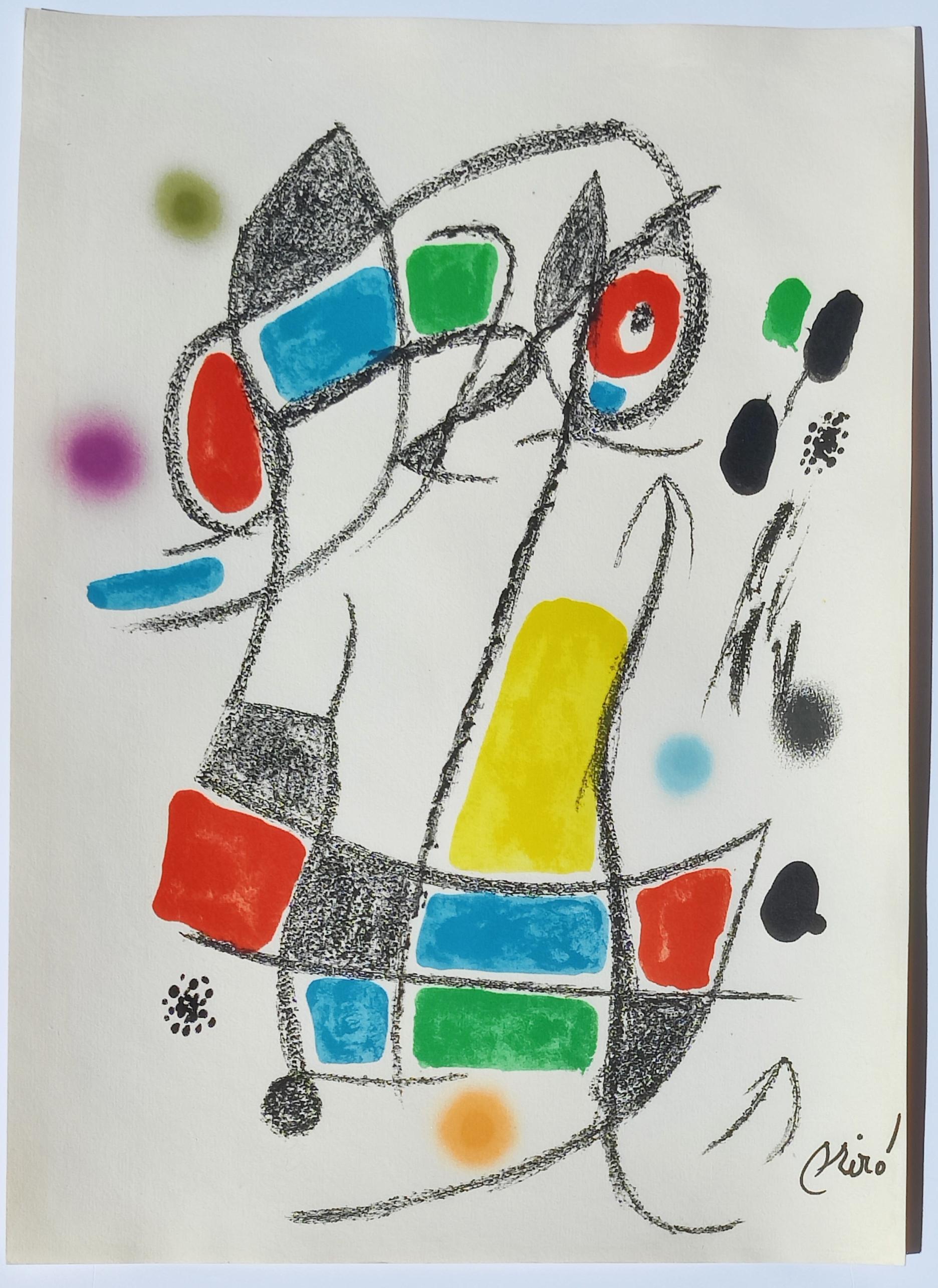 Joan Miró -- Maravillas con variaciones, plate 3