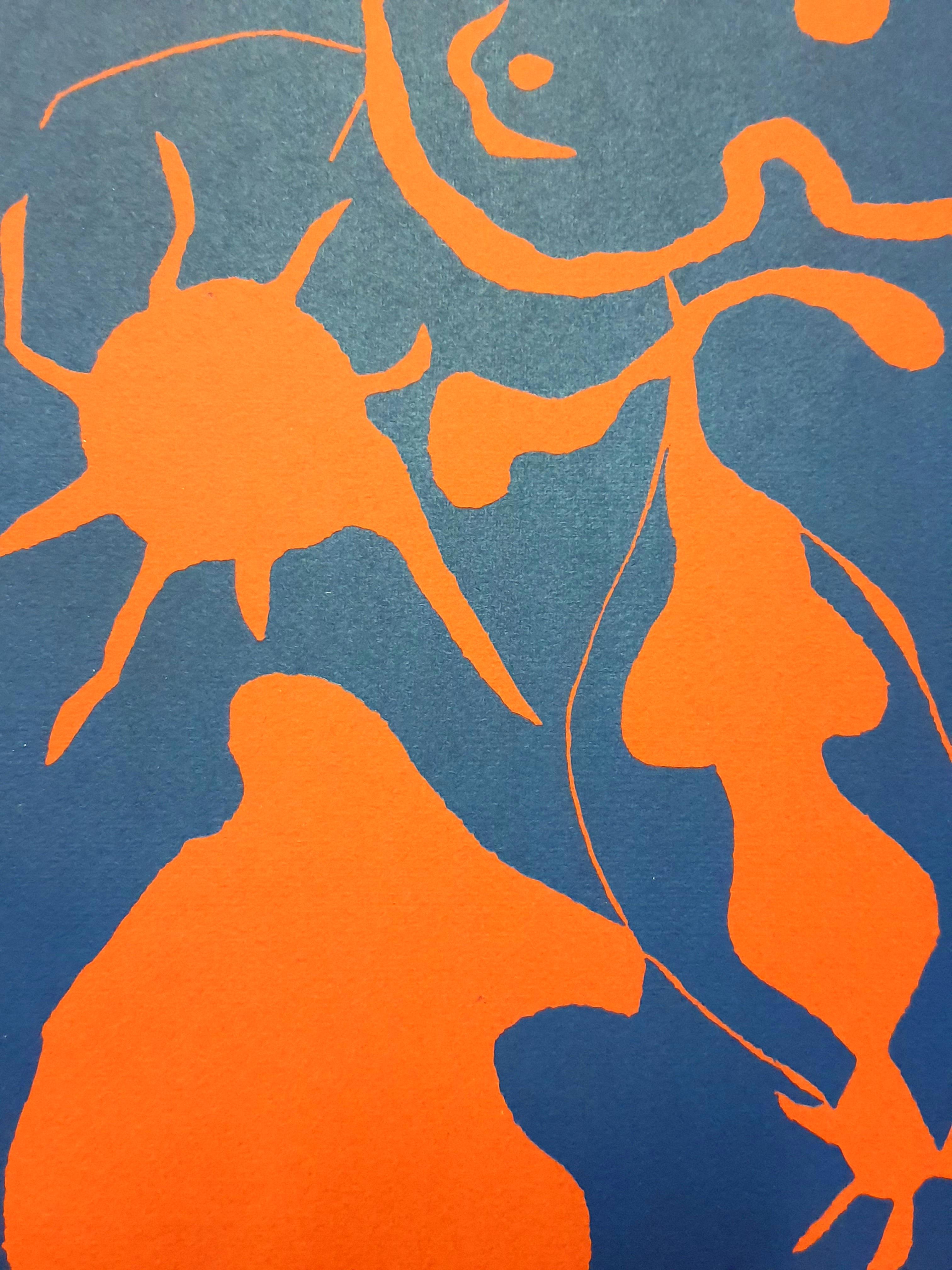 Joan Miro - Mars - Original Linocut on Red Wove Paper
From the literary review 