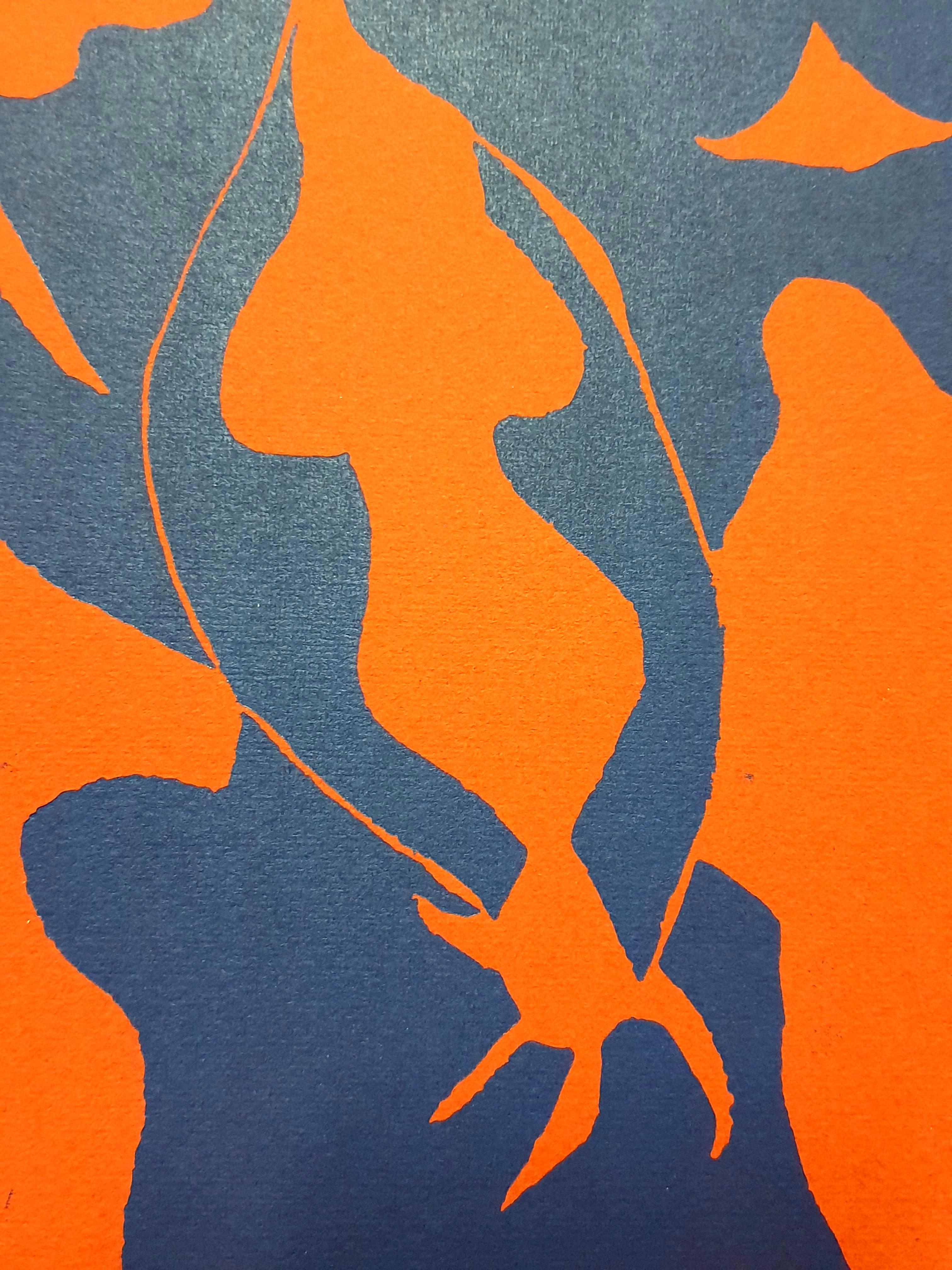Joan Miro - Mars - Original Linocut on Wove Paper 1