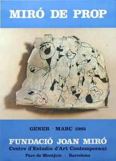 Joan Miró, Miró de Prop - 1985 Cartel de exposición, Color