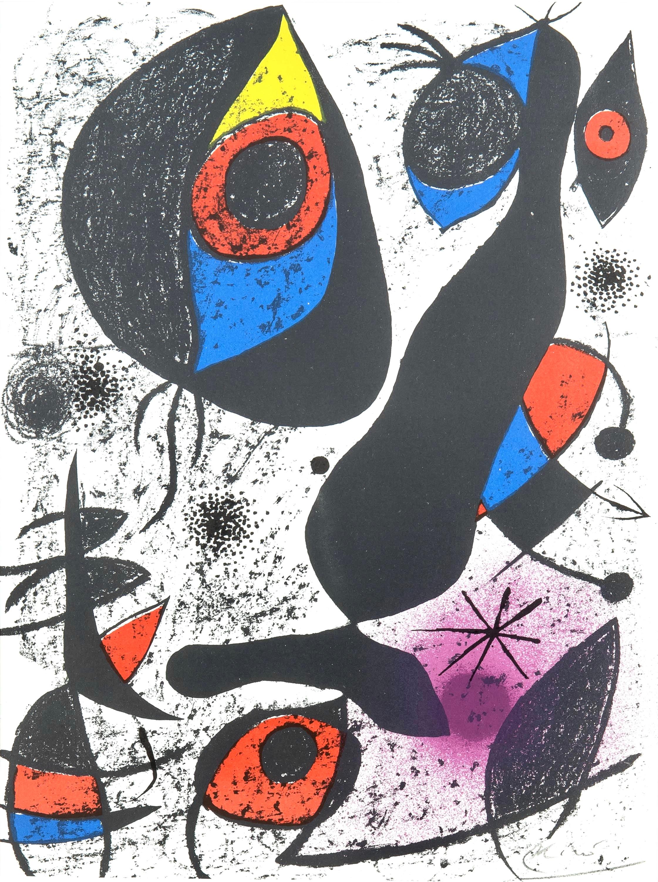 Joan Miro, Miro in Ink I, from Indelible Miro, XXe Siecle, 1972 - Print by Joan Miró