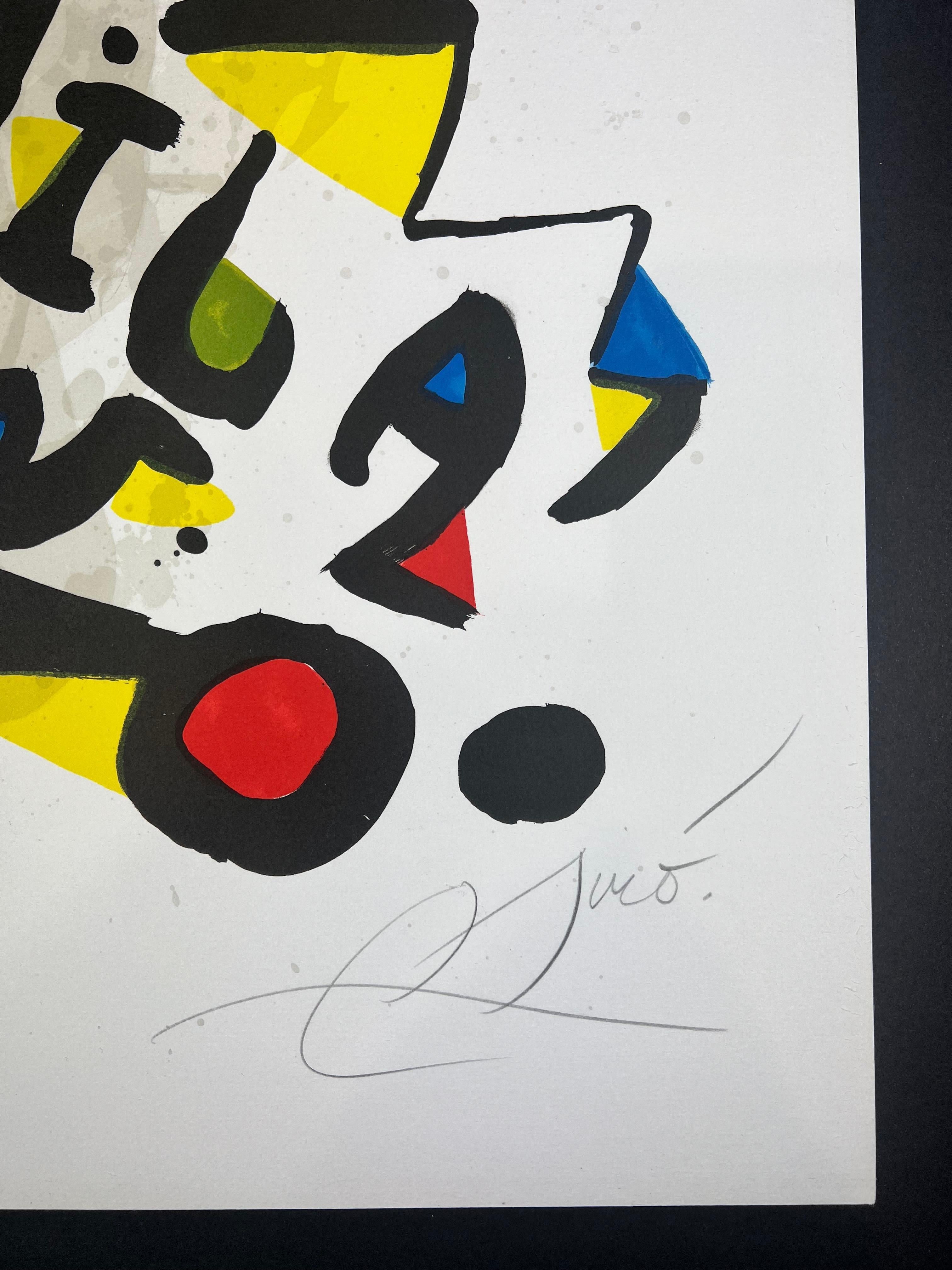 Joan Miró - Miró Milano - hand-signed Lithograph on Arches paper - 41/75 - 1981 1