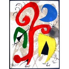 Joan Miró - Moonlight Garden - Original Lithograph