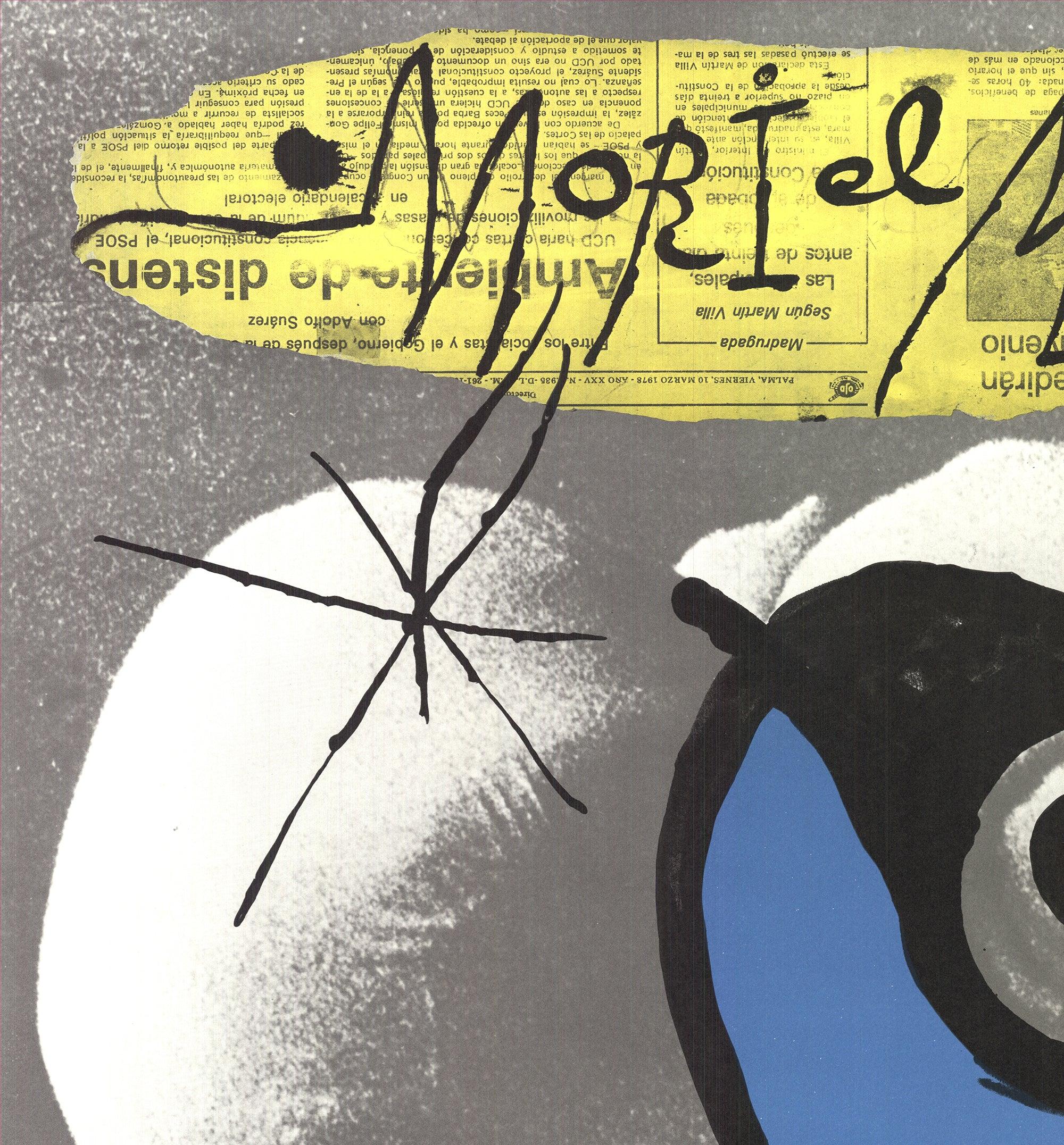 Joan Miro «Mori el Merma : Compania de Teatre Claca (Picazo 103) », 1978- Offset en vente 2