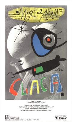 Vintage Joan Miro 'Mori el Merma: Compania de Teatre Claca (Picazo 103)' 1978- Offset