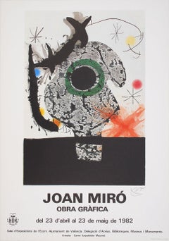 Joan Miró, "Obra Grafica" - Poster della mostra del 1982