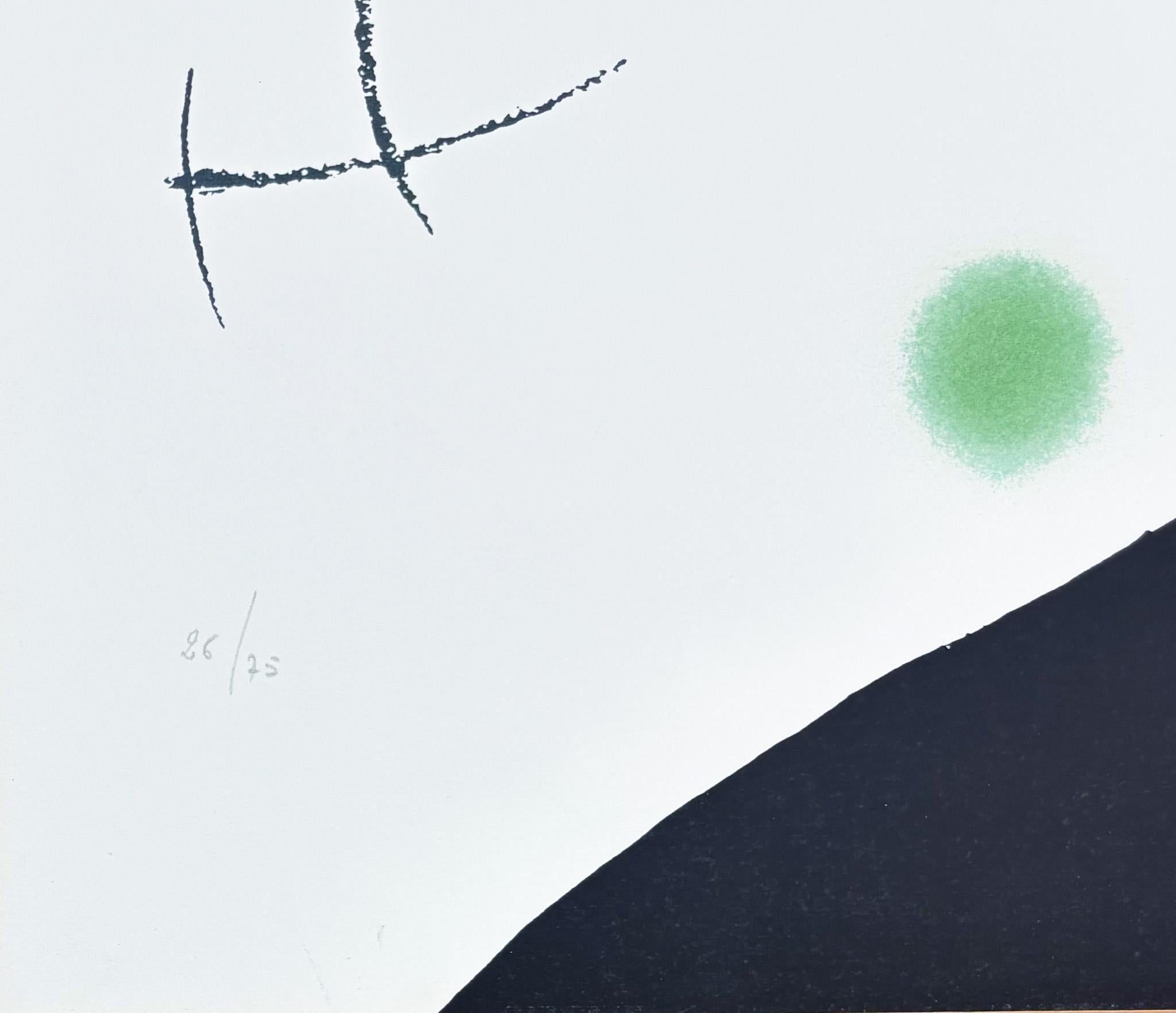 Joan Miró - Oda à Joan Miró - color lithograph on Guarro paper - 1973 For Sale 6