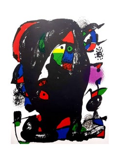 Joan Miro - Litografia astratta originale