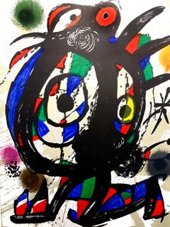 Joan Miro – Original abstrakte Lithographie