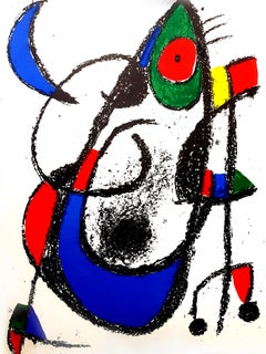 Joan Miró - Litografía original abstracta