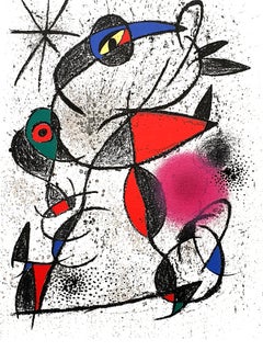 Joan Miro - Original Abstract Lithograph
