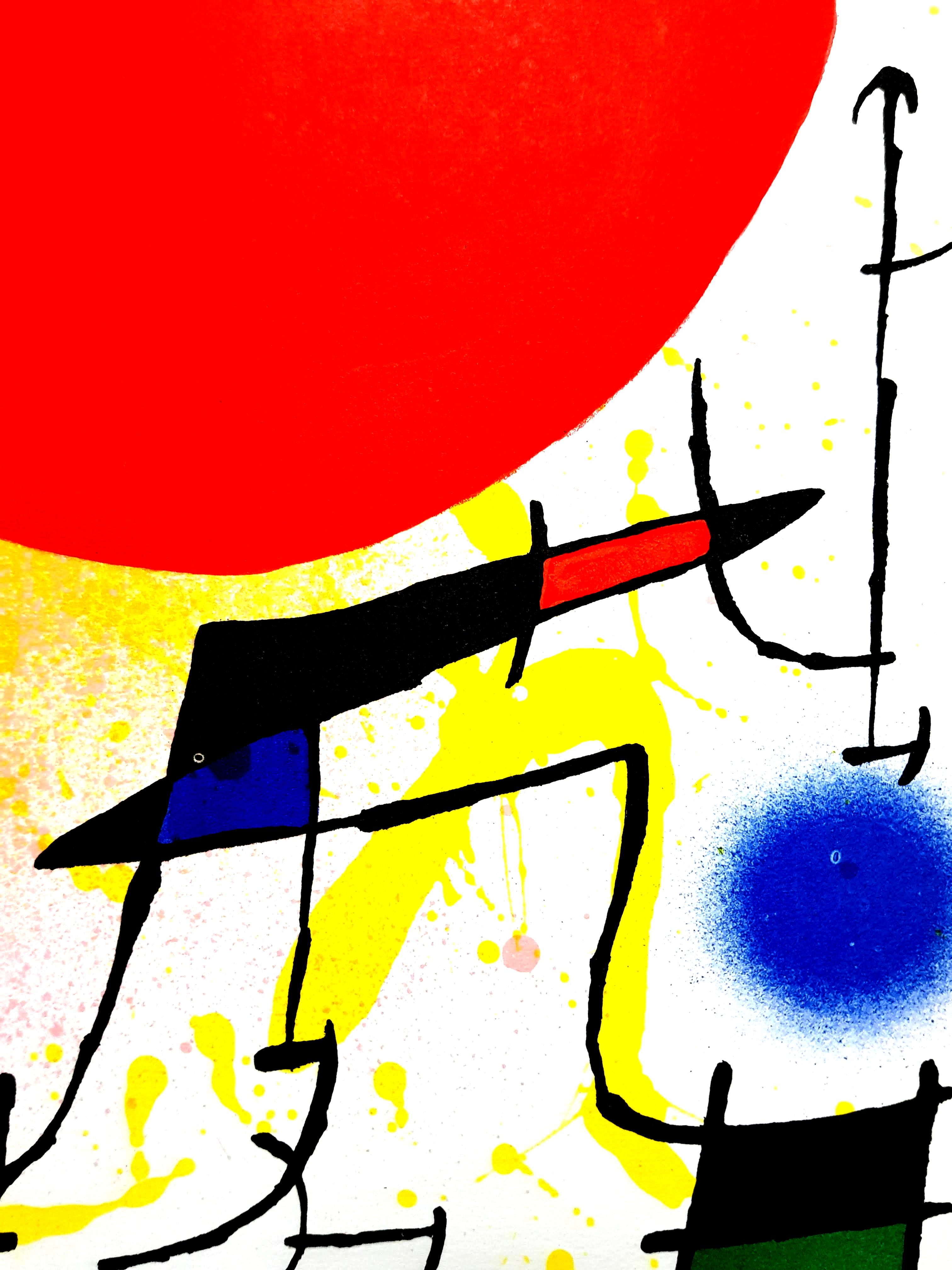 Joan Miro – Abstrakte Lithographie – Print von Joan Miró