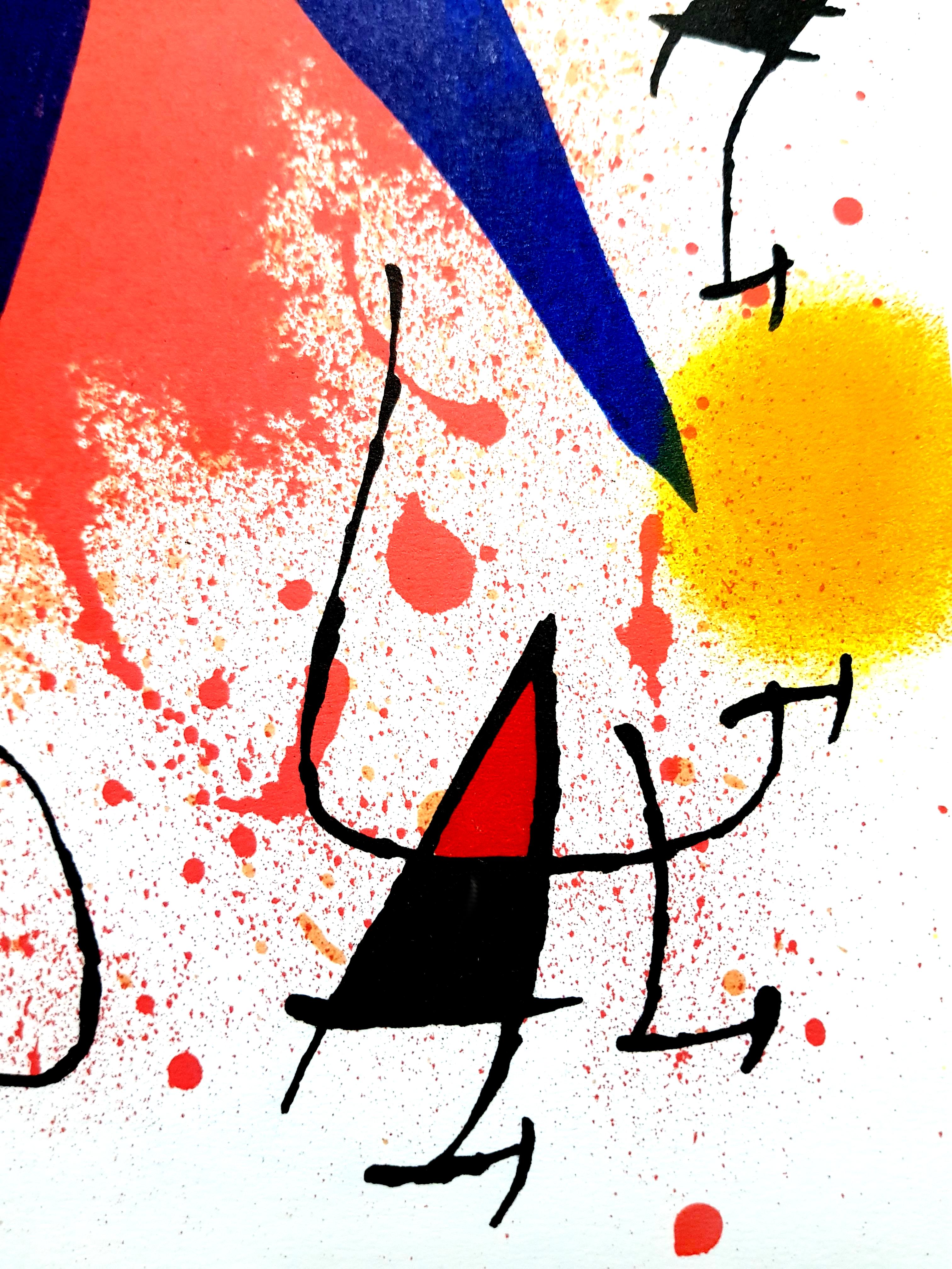 Joan Miro - Lithographie abstraite originale - Abstrait Print par Joan Miró