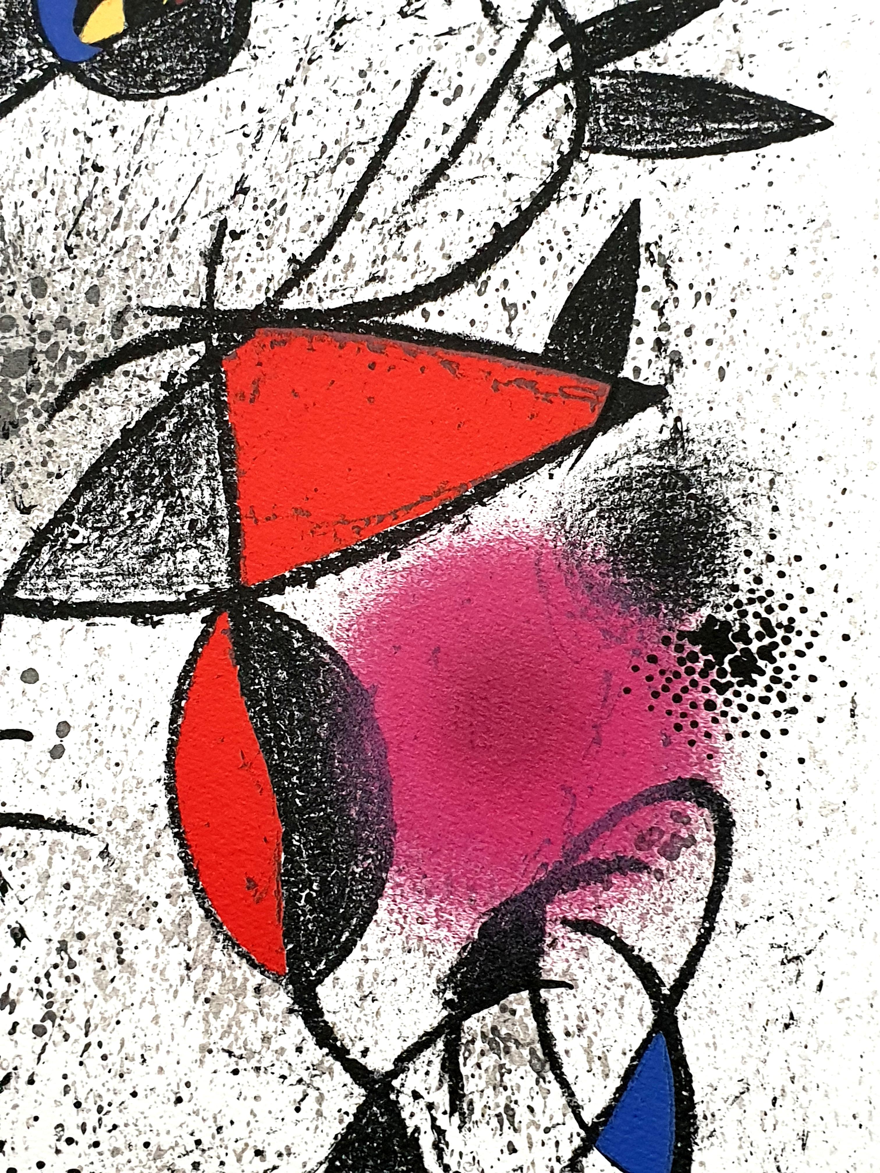 Joan Miro - Lithographie abstraite originale - Abstrait Print par Joan Miró