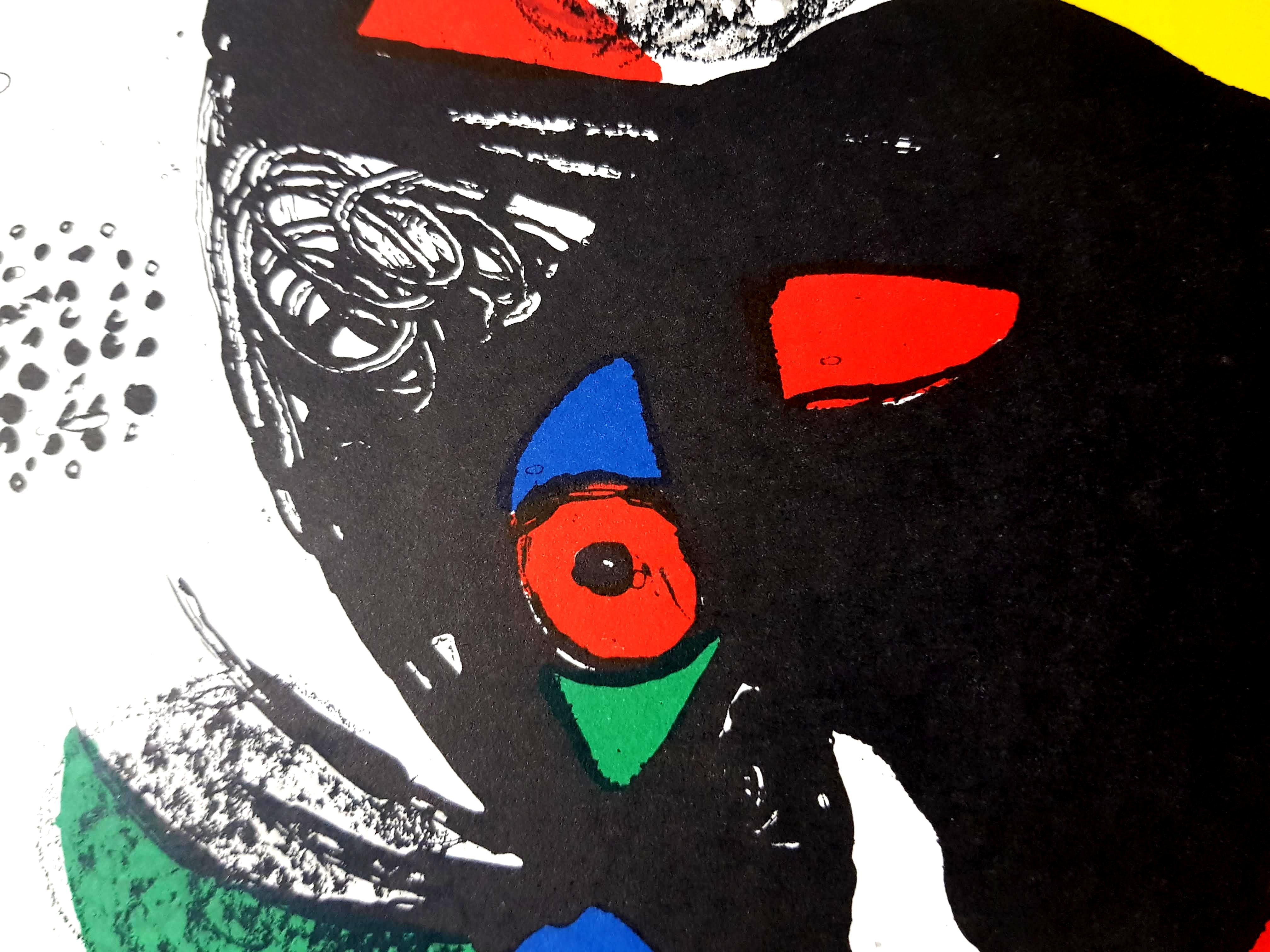 Joan Miro Miro Original Abstrakte Lithographie
Künstler: Joan Miro
Medium: Original-Lithographie auf Rives-Vellum
Mappe: Miro Lithographe IV
Jahr: 1981
Auflage: 5,000
Bildgröße: 10