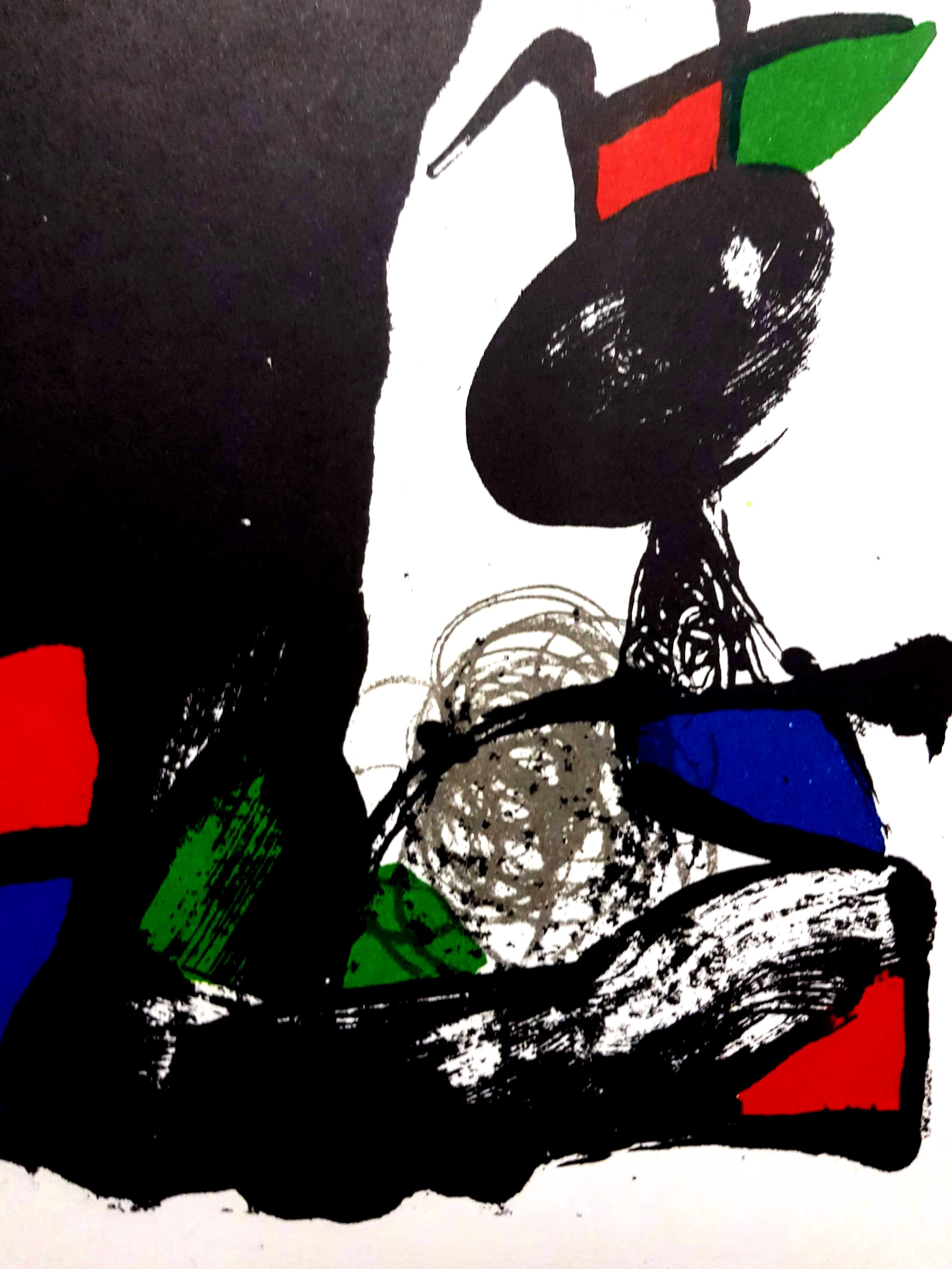 Joan Miro Miro Original Abstrakte Lithographie
Künstler: Joan Miro
Medium: Original-Lithographie auf Rives-Vellum
Mappe: Miro Lithographe IV
Jahr: 1981
Auflage: 150
Bildgröße: 10