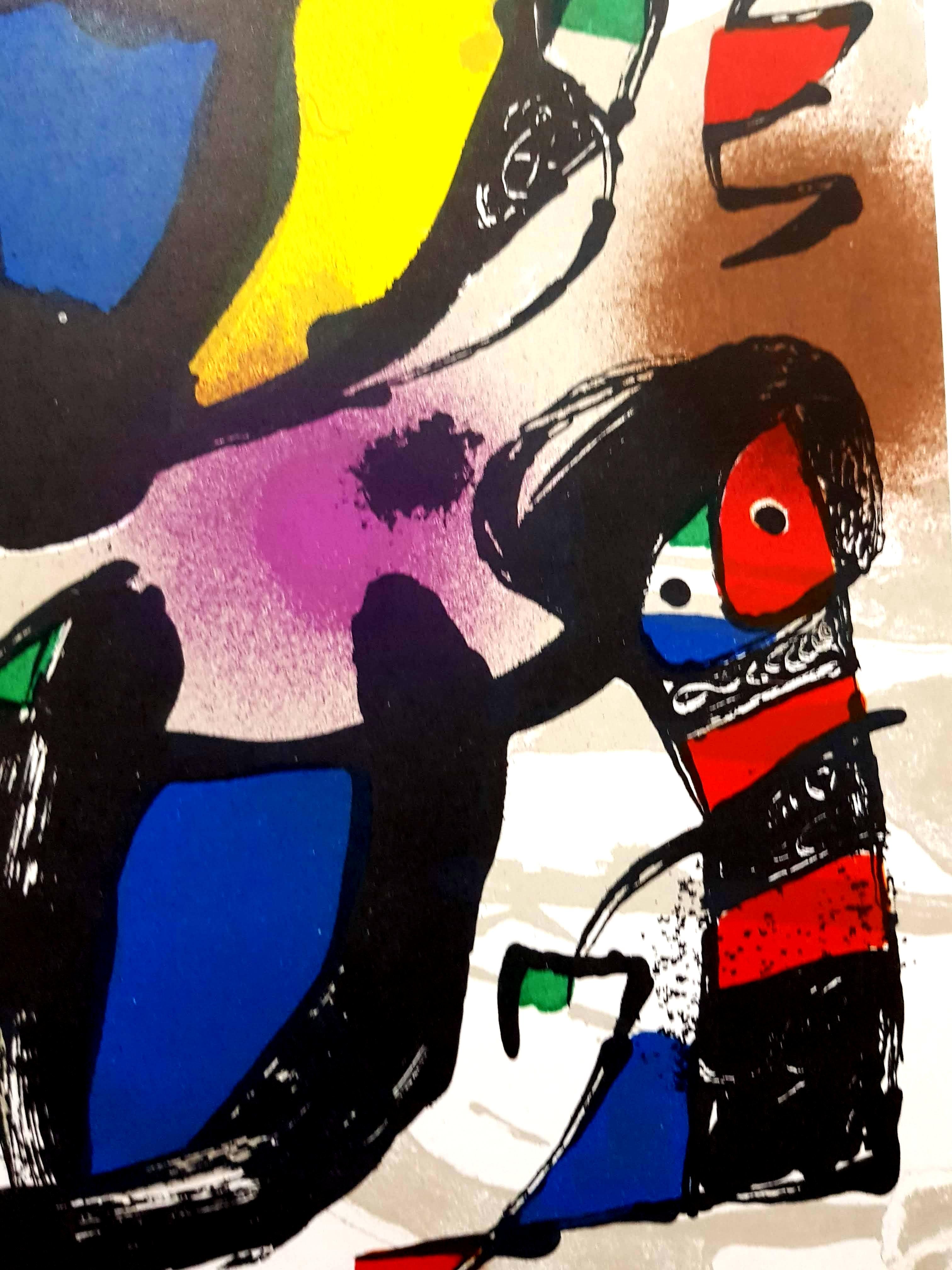 joan miro original lithograph