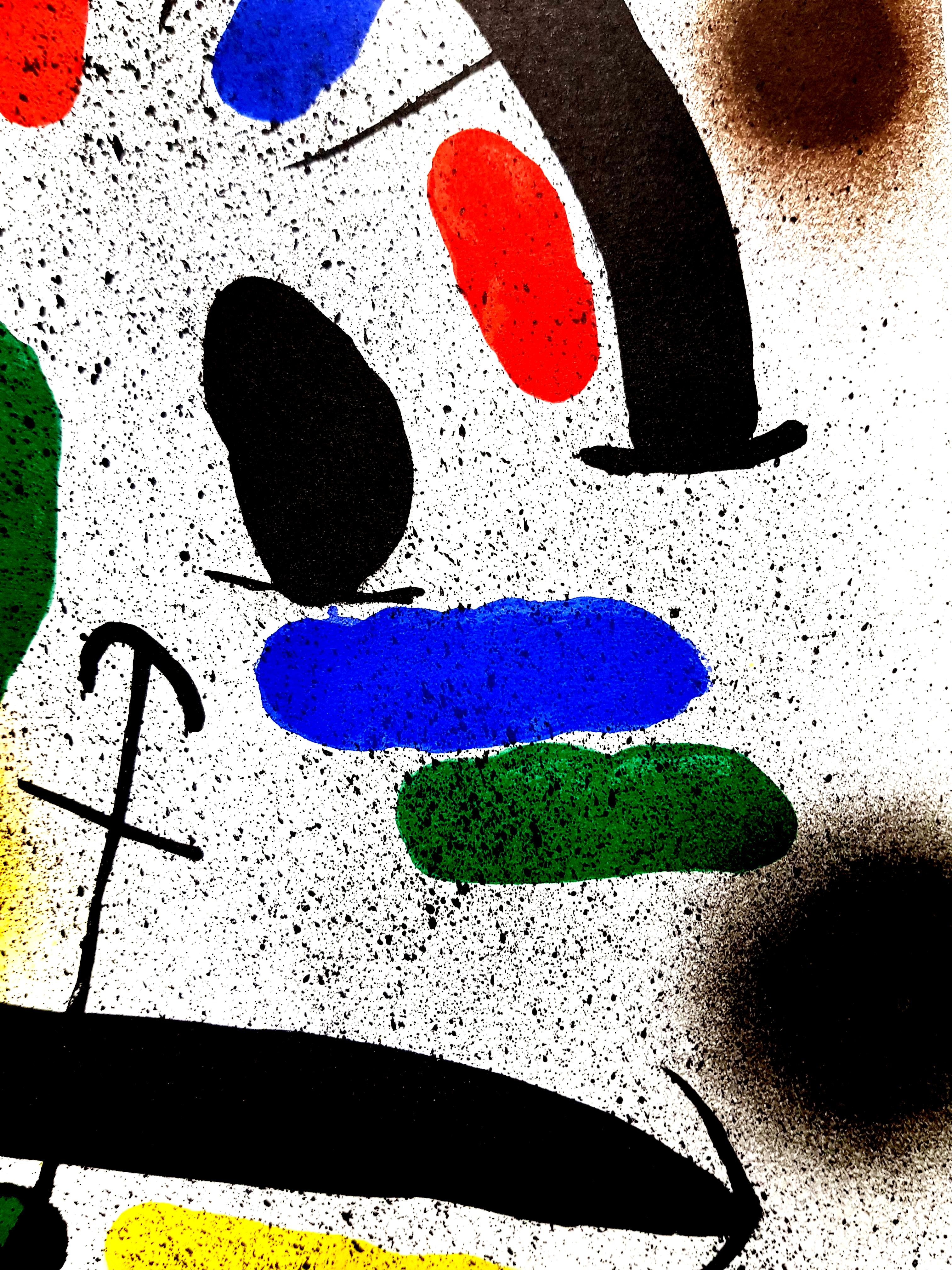 Joan Miro Miro Original Abstrakte Lithographie
Künstler: Joan Miro
Medium: Original-Lithographie auf Rives-Vellum
Mappe: Miro Lithographe V
Jahr: 1981
Auflage: 5000
Bildgröße: 10