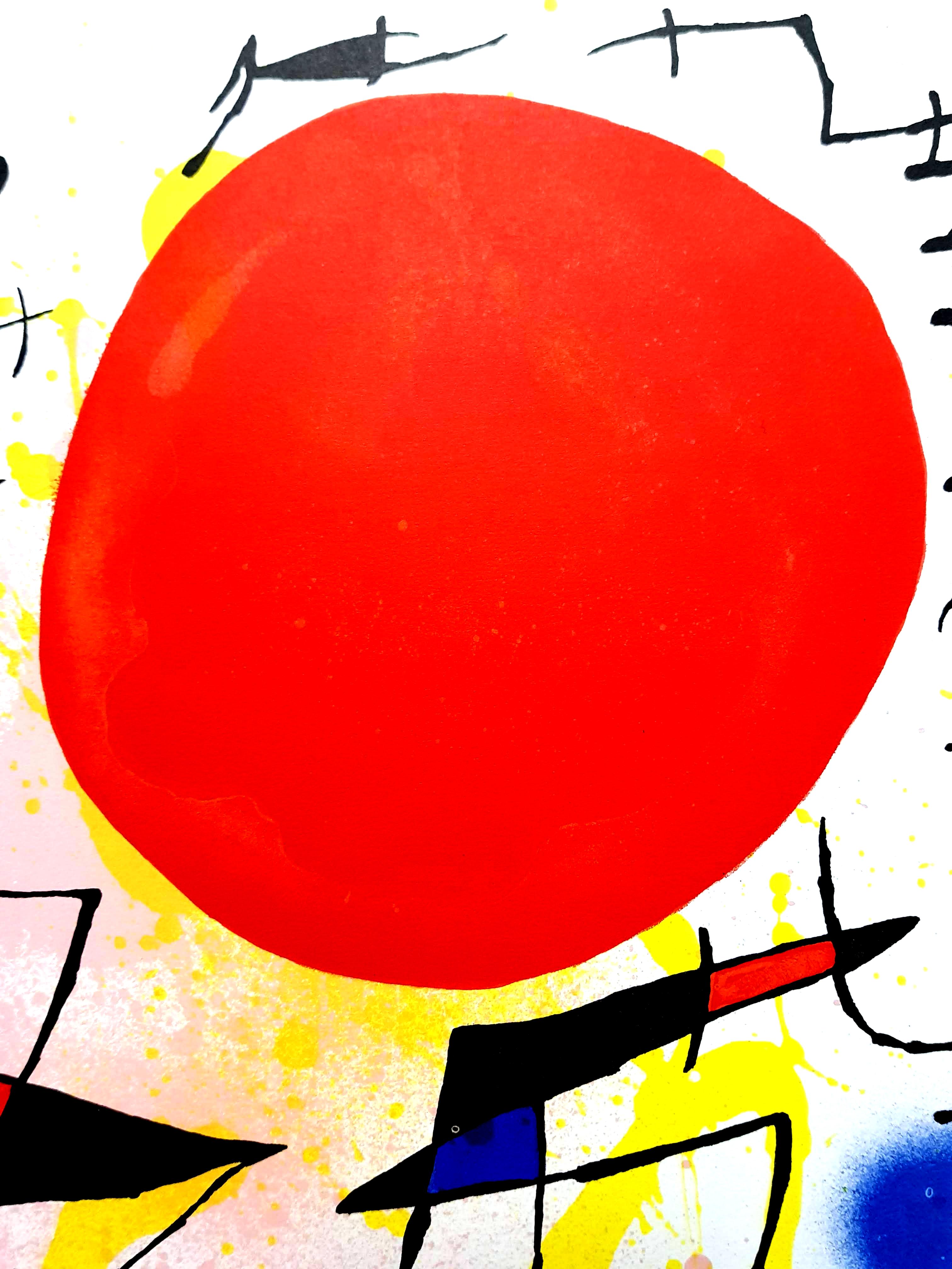 Joan Miro – Abstrakte Lithographie im Angebot 1