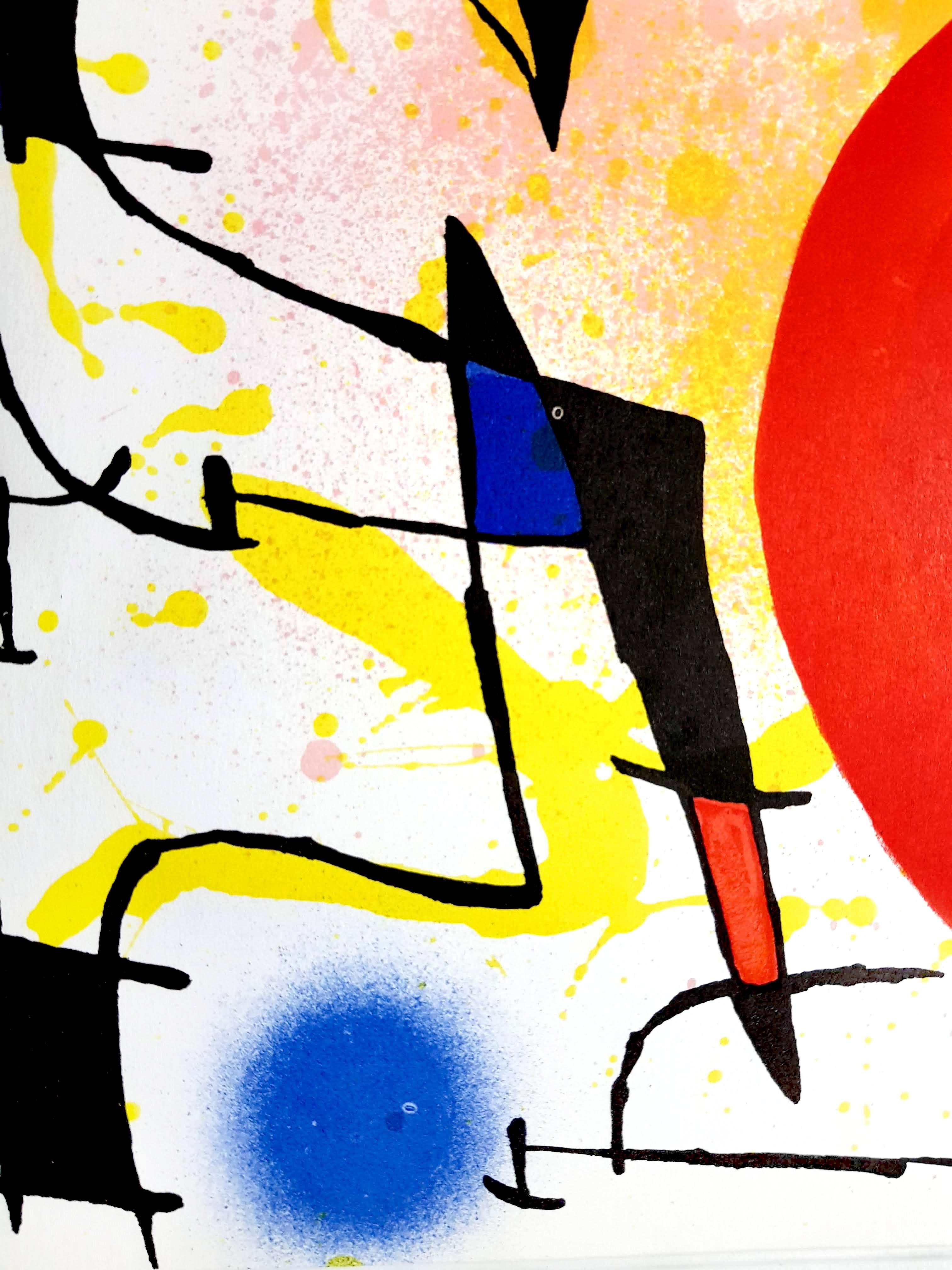 Joan Miro - Original Abstract Lithograph 1