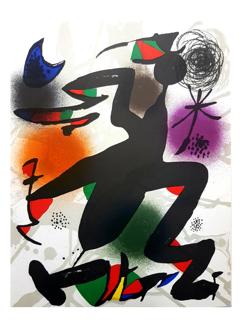 Joan Miró Joan Miro Original Abstract Lithograph For Sale At 1stdibs