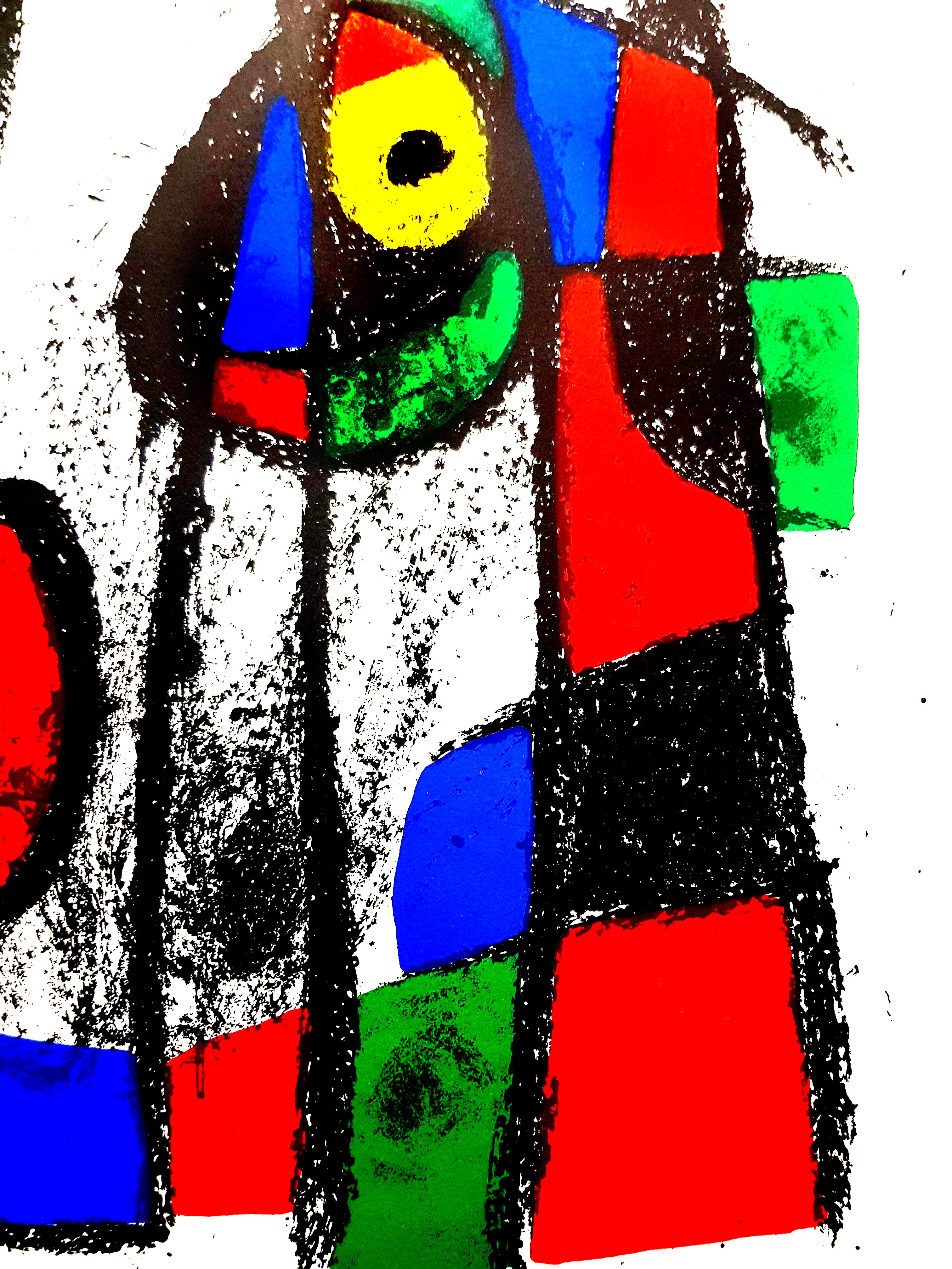 Joan Miro – Original abstrakte Lithographie im Angebot 1