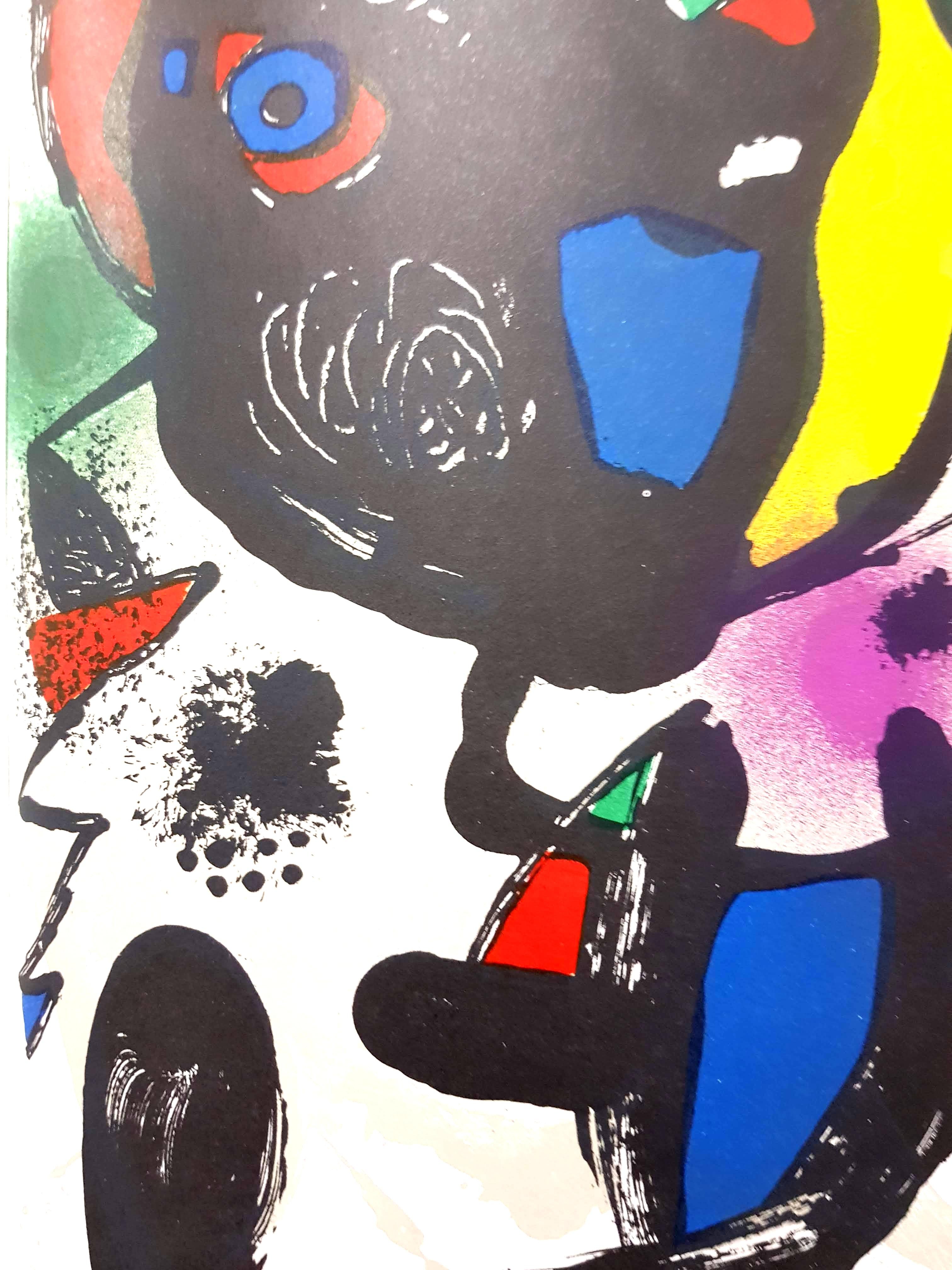 Joan Miro Miro Original Abstract Lithograph
Artist: Joan Miro
Medium: Original lithograph on Rives vellum
Portfolio: Miro Lithographe IV
Year: 1981
Edition: 150
Image Size: 10