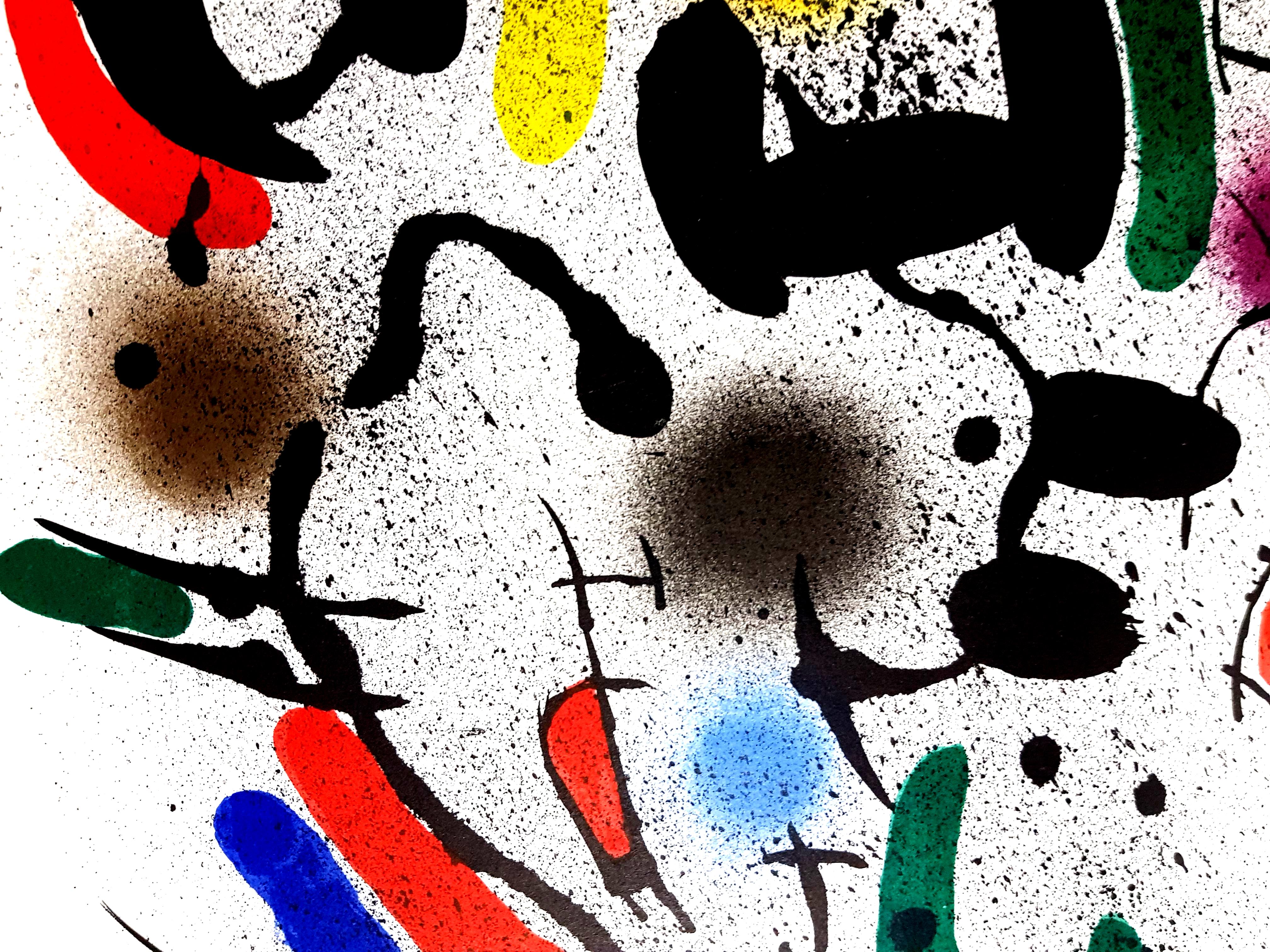 Joan Miro - Original Abstract Lithograph 2