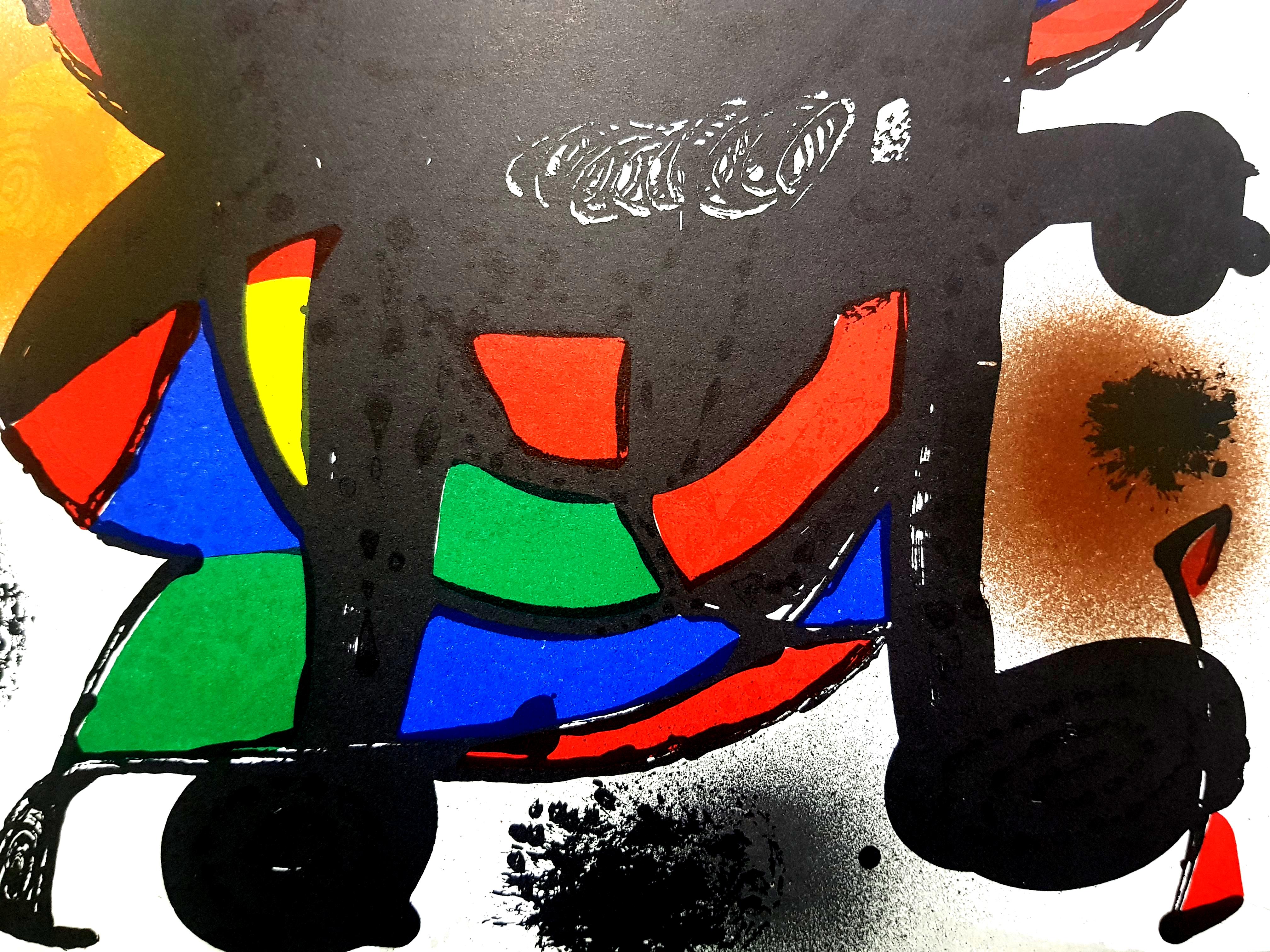 Joan Miro - Original Abstract Lithograph 3