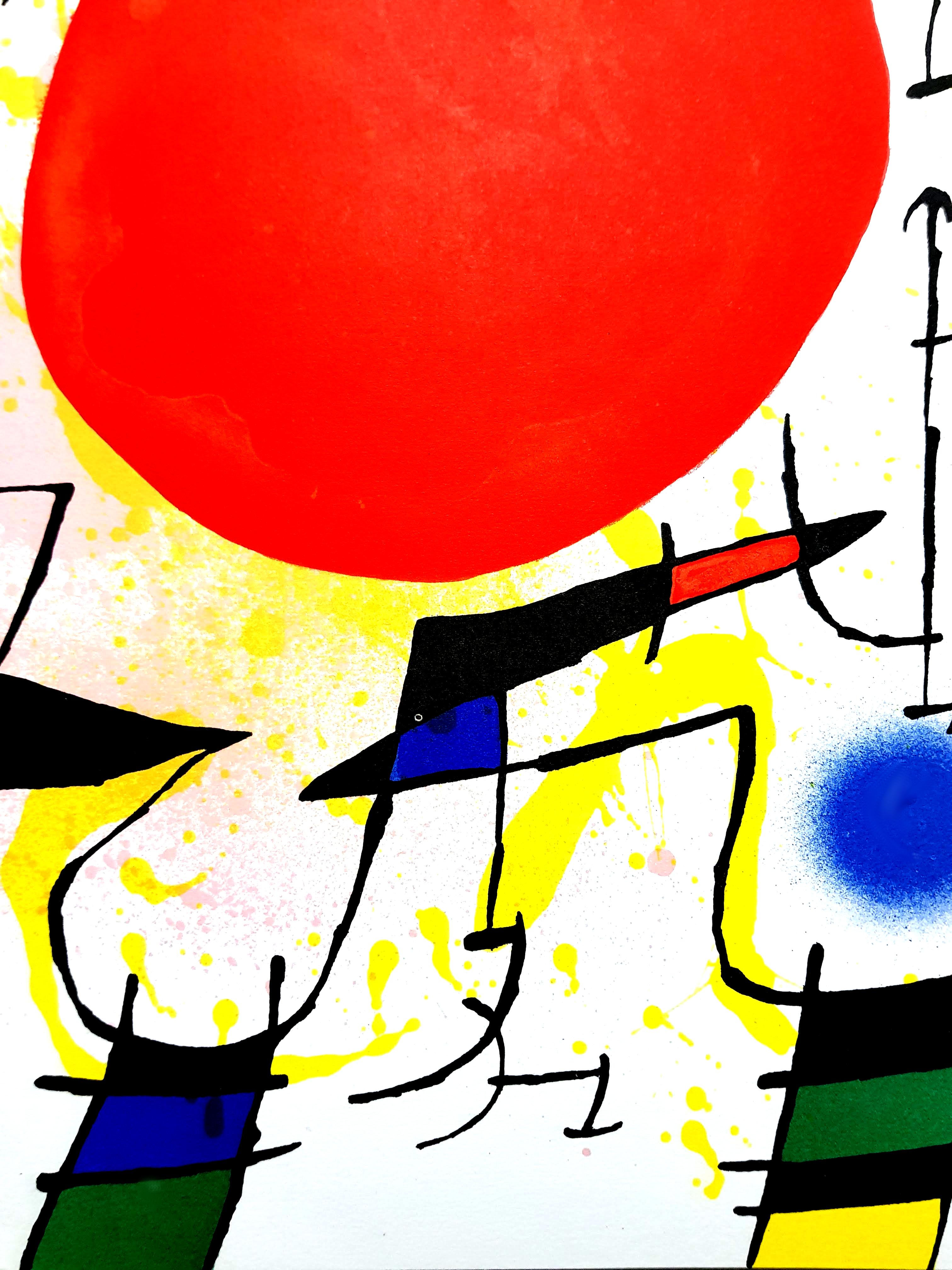 Joan Miro – Abstrakte Lithographie im Angebot 3