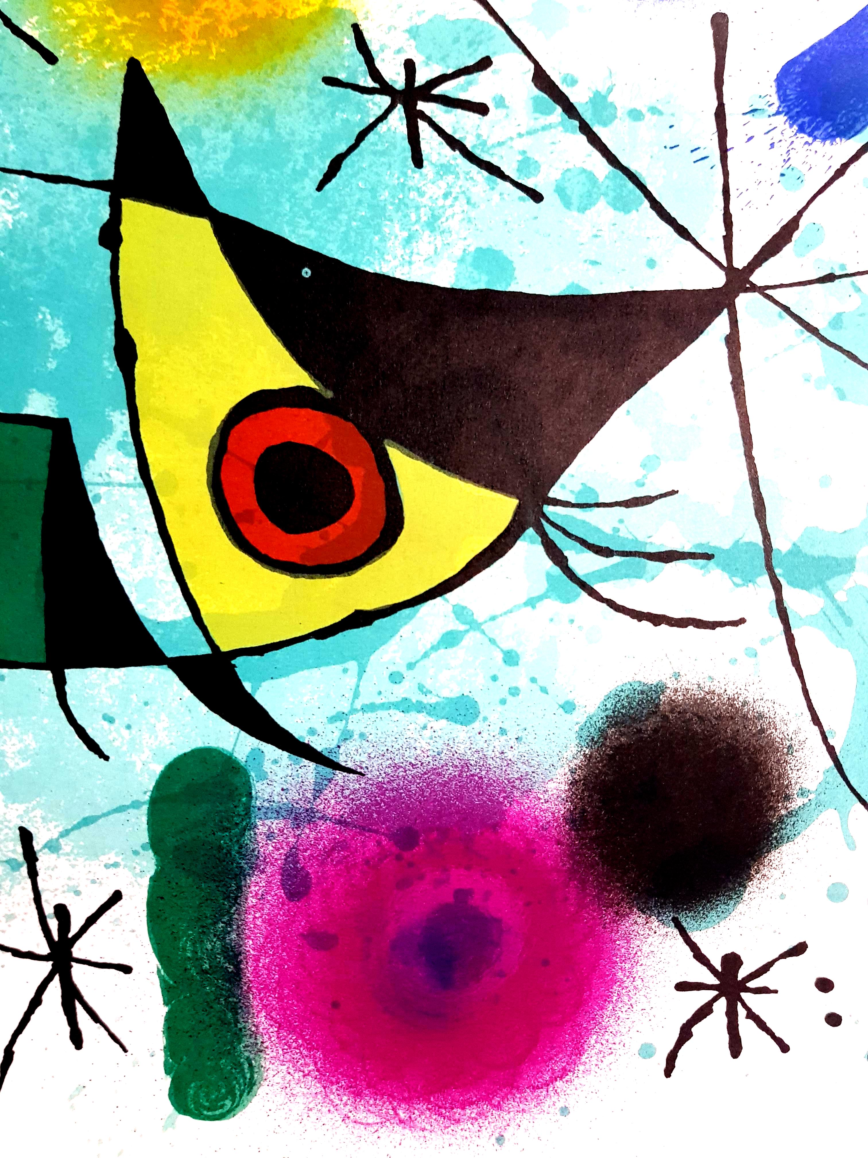 Joan Miro - Original Abstract Lithograph 1