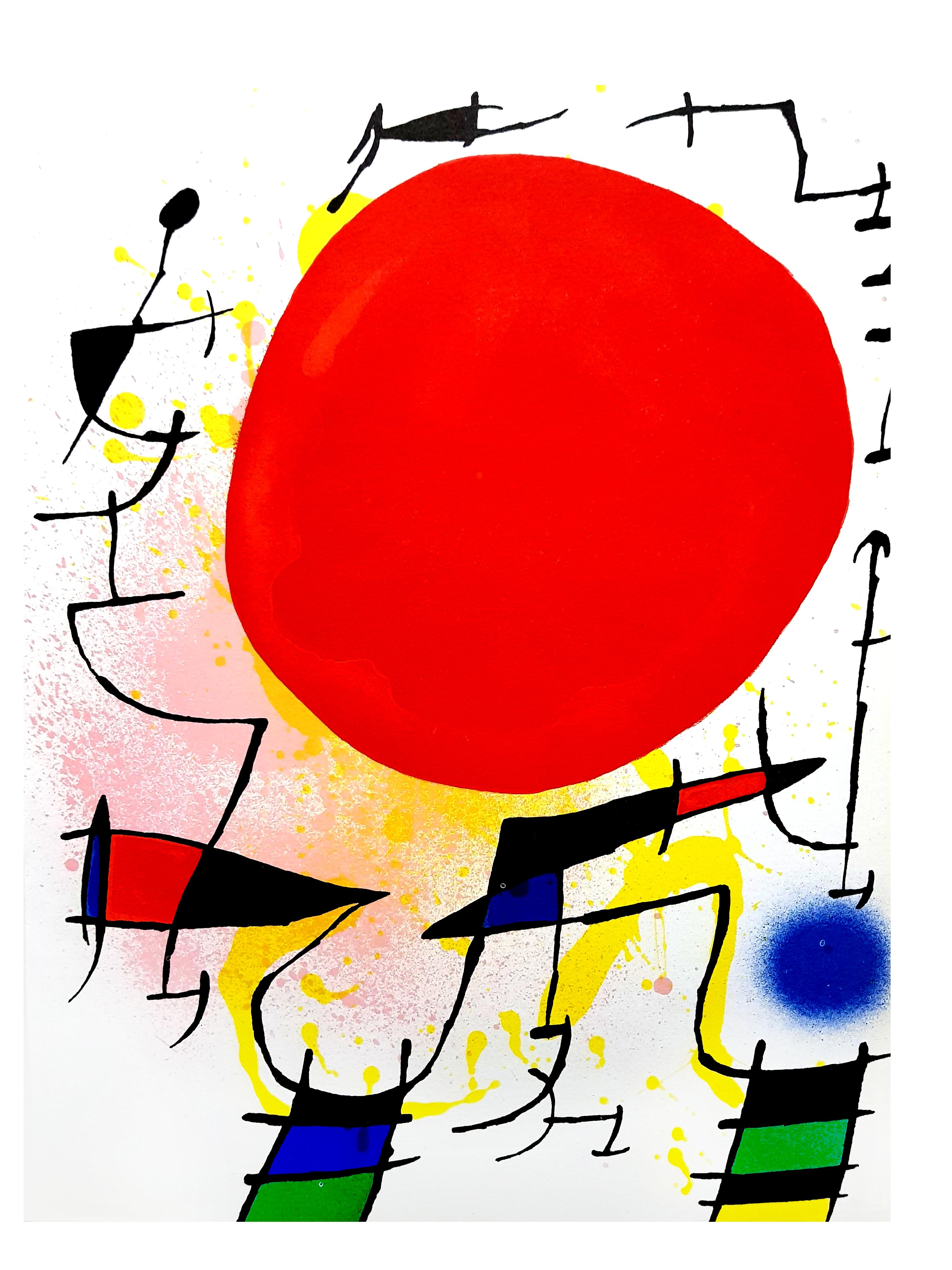 Joan Miro – Abstrakte Lithographie im Angebot 4