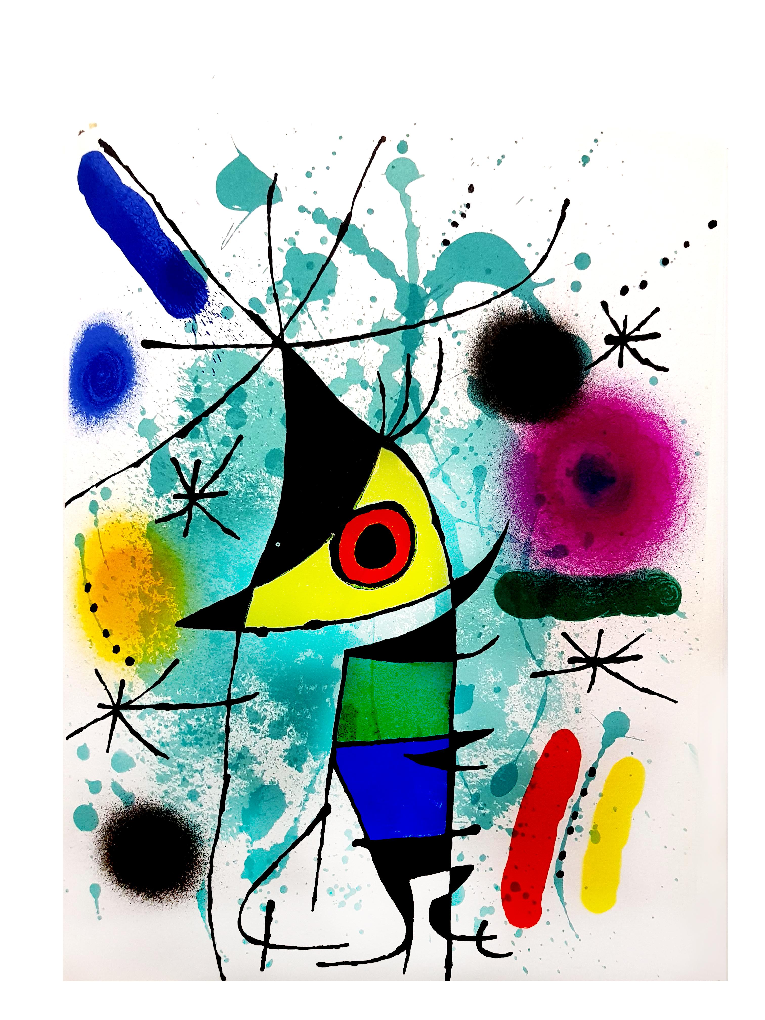 Joan Miro - Original Abstract Lithograph 2