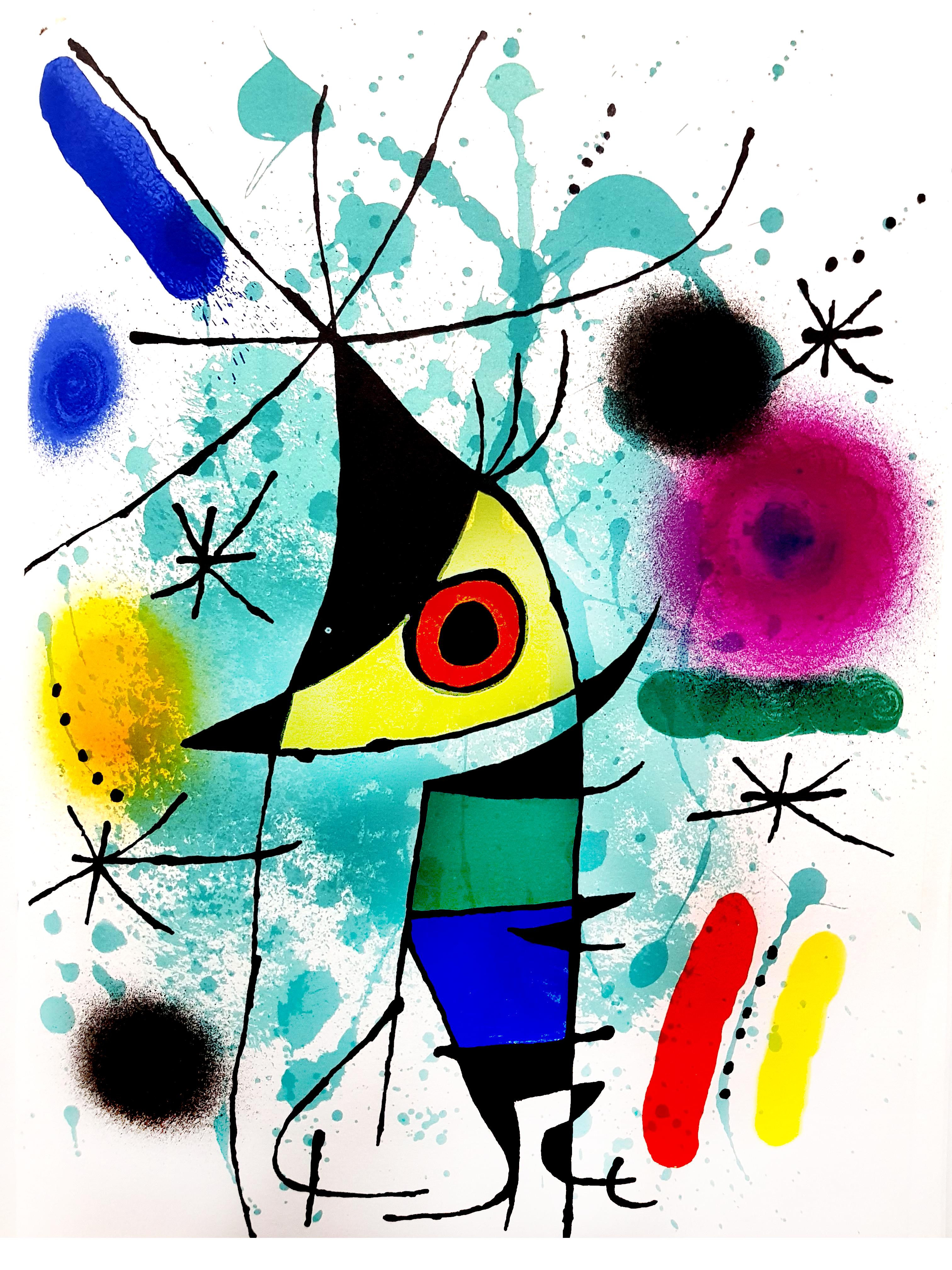 Joan Miró Abstract Print - Joan Miro - Original Abstract Lithograph