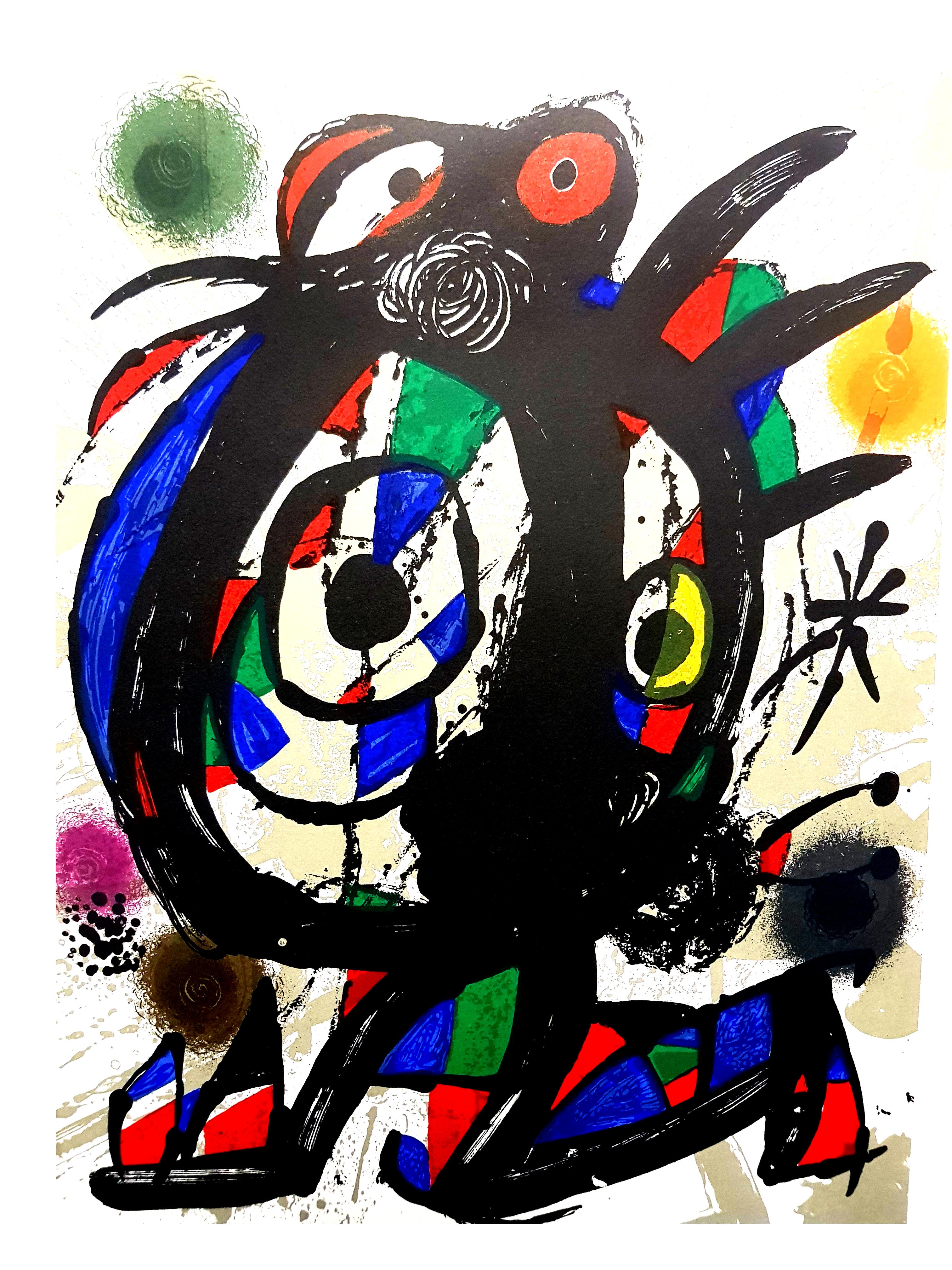 Joan Miro – Original abstrakte Lithographie