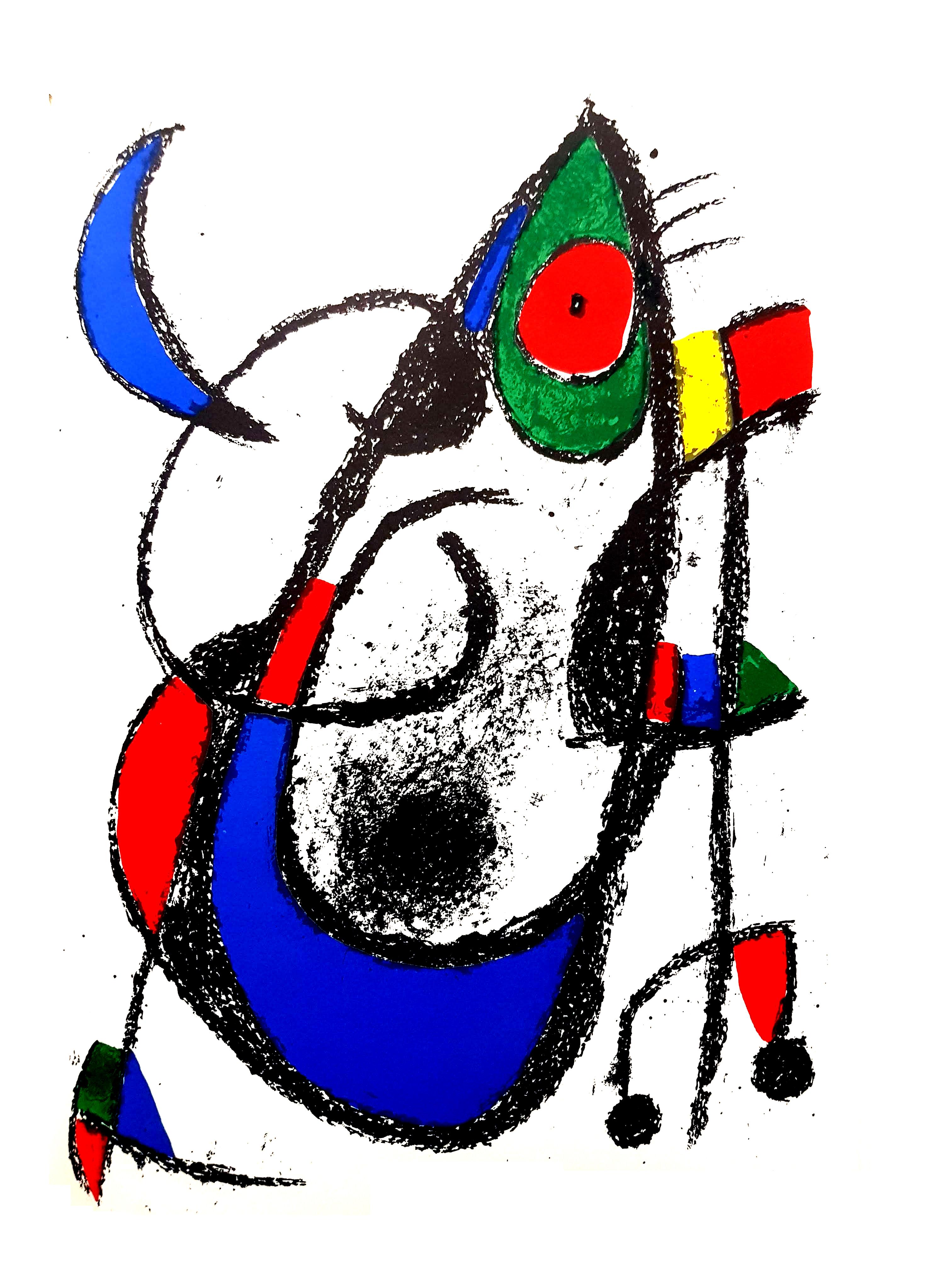 Joan Miro – Original abstrakte Lithographie