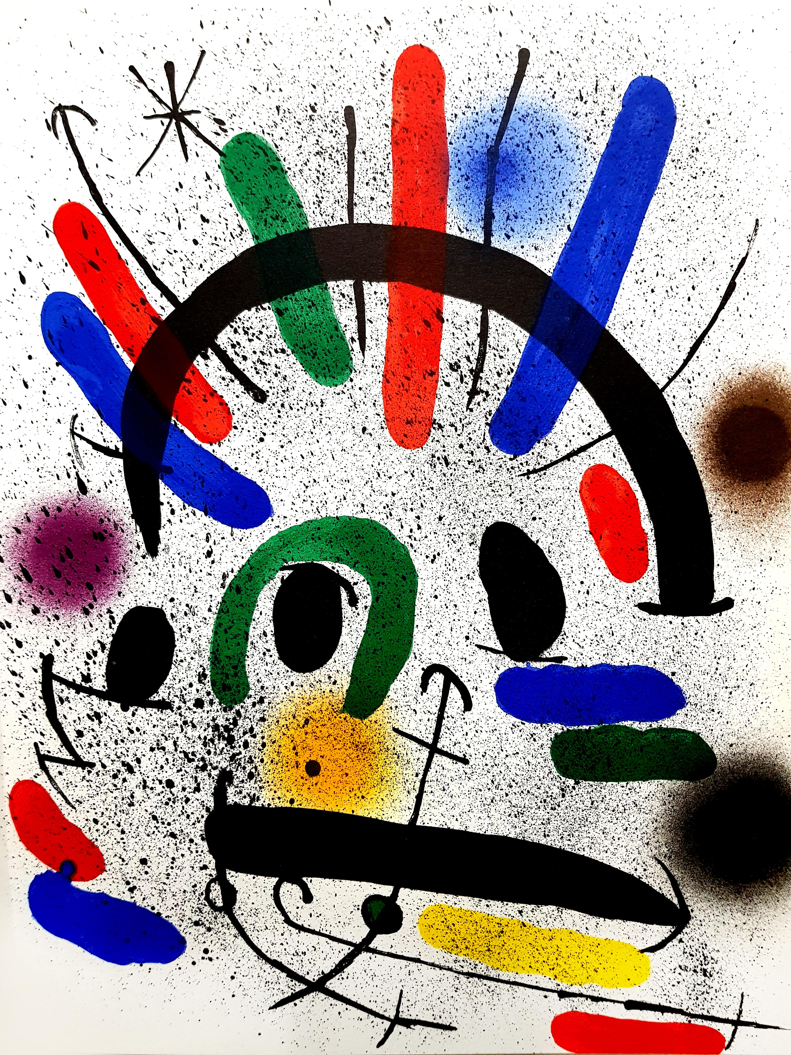 Joan Miro – Original abstrakte Lithographie