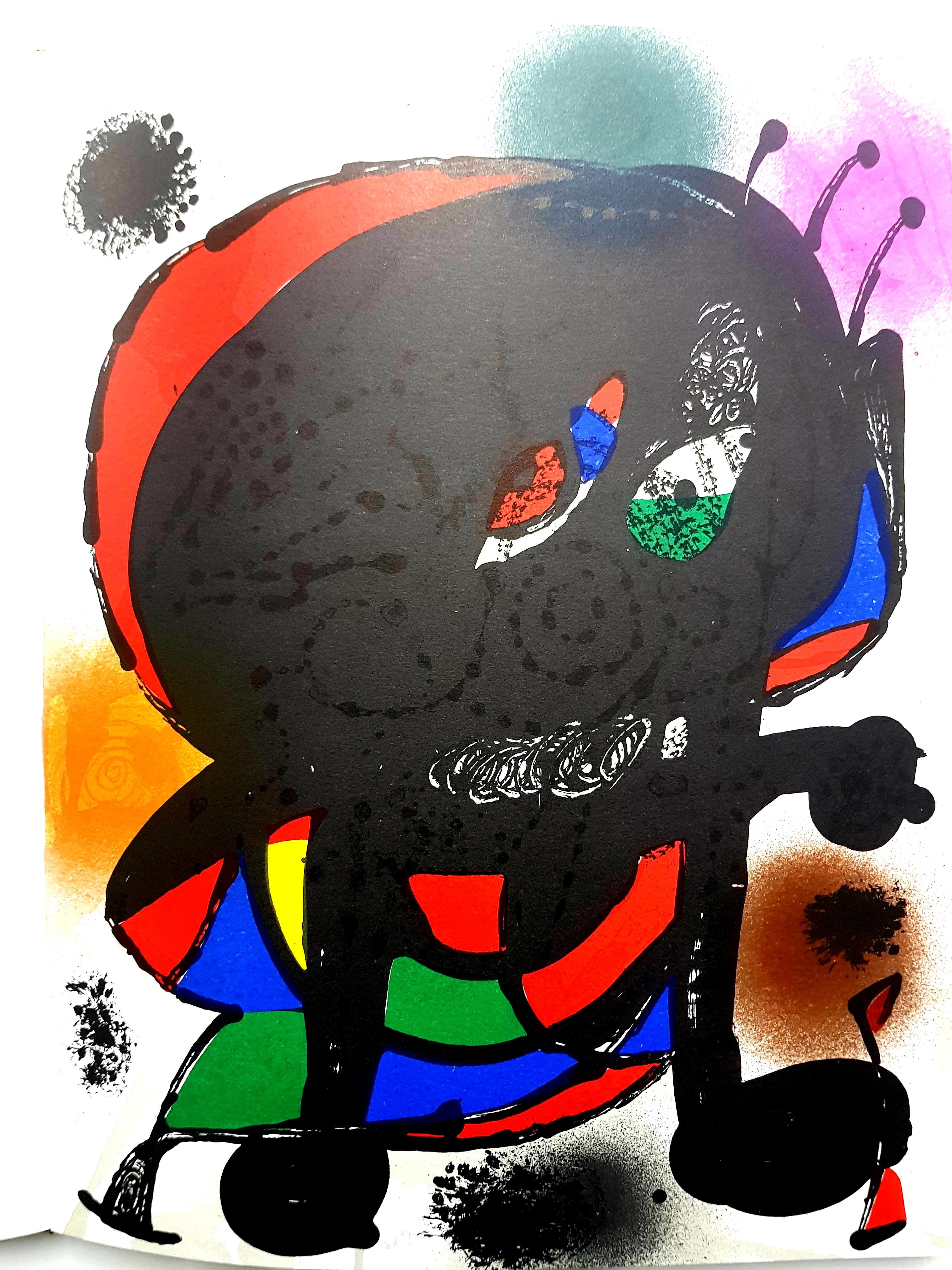 Joan Miro – Original abstrakte Lithographie