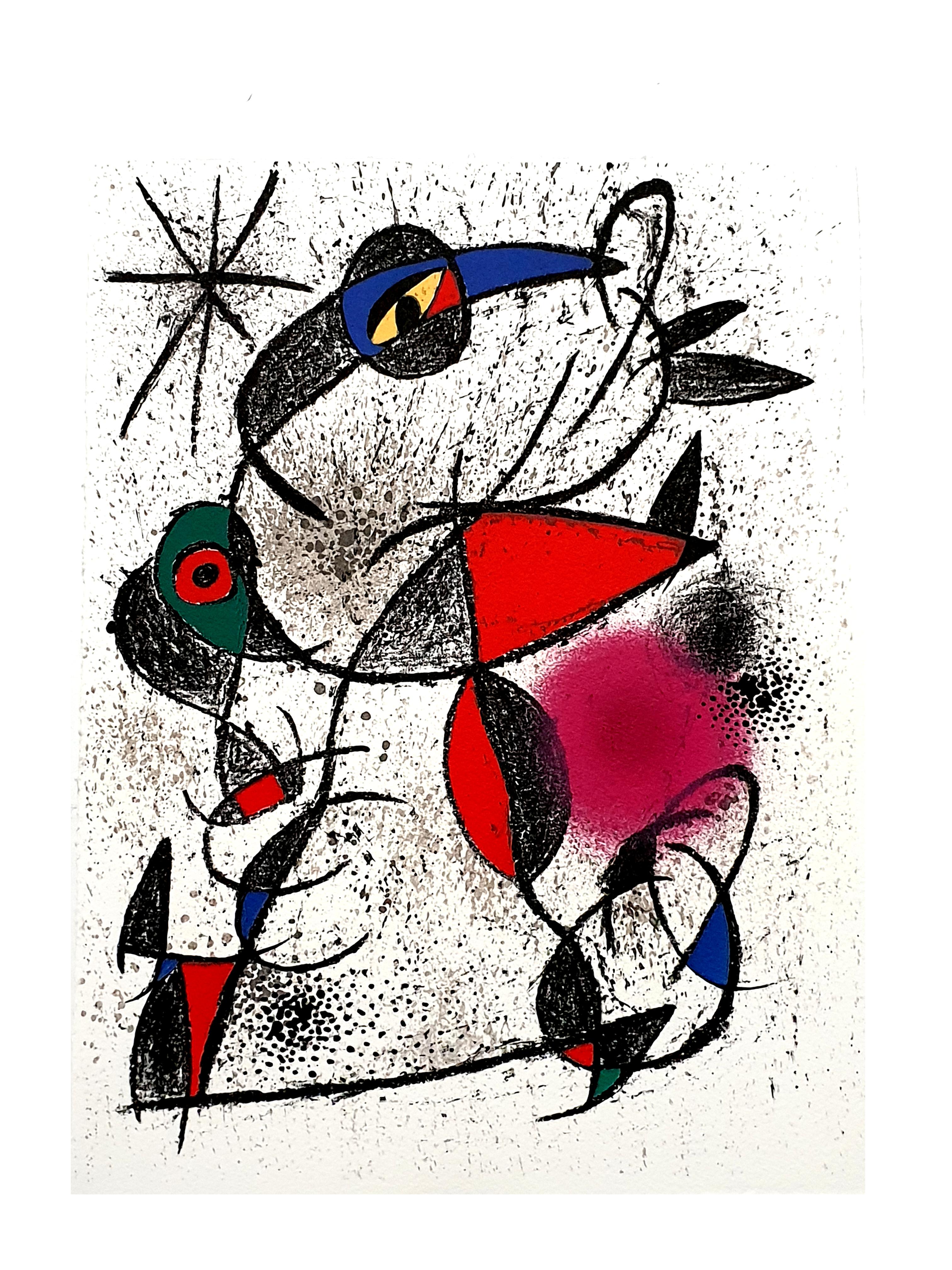 Joan Miro – Original abstrakte Lithographie