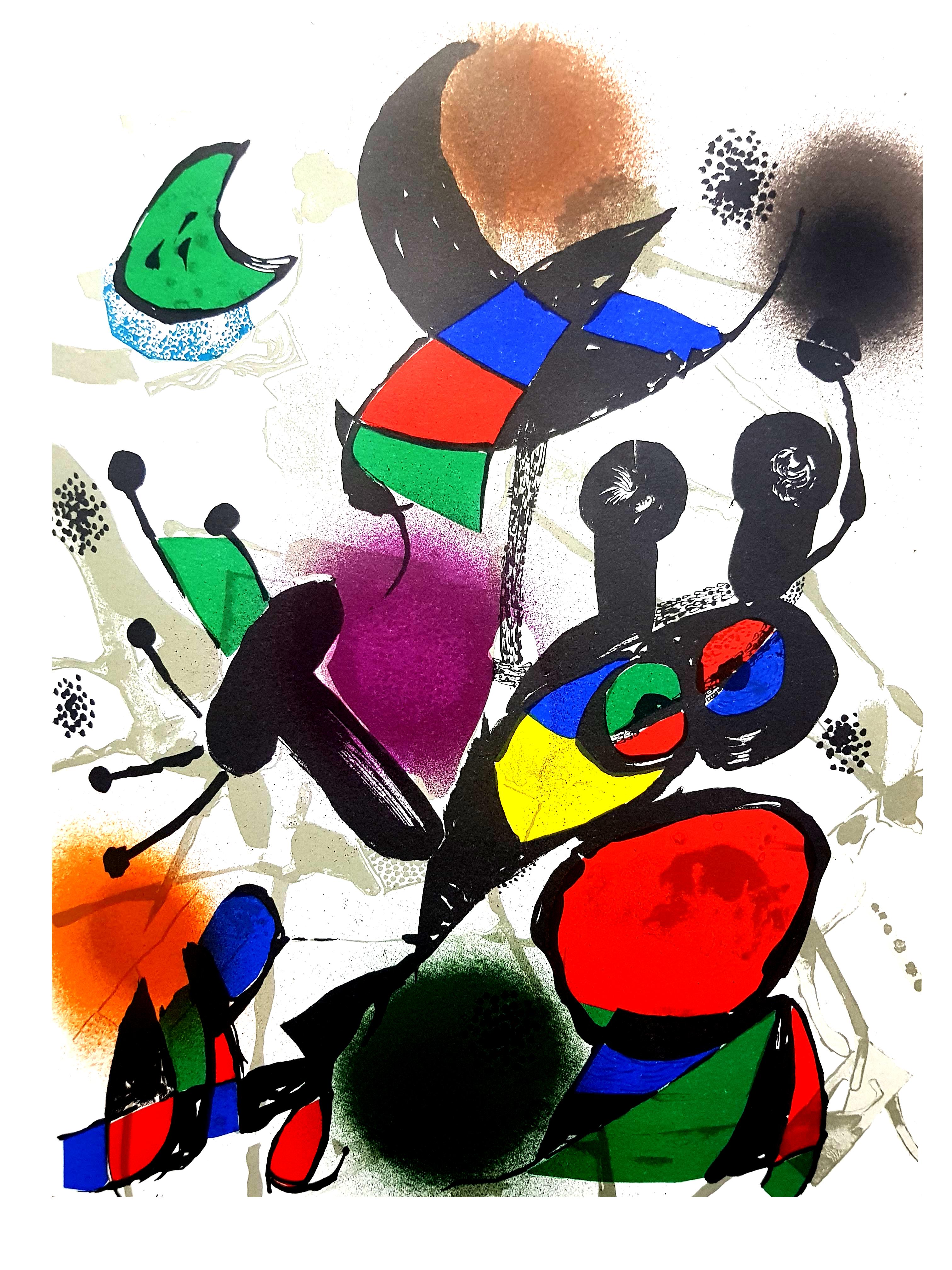 Joan Miro - Original Abstract Lithograph from the book 