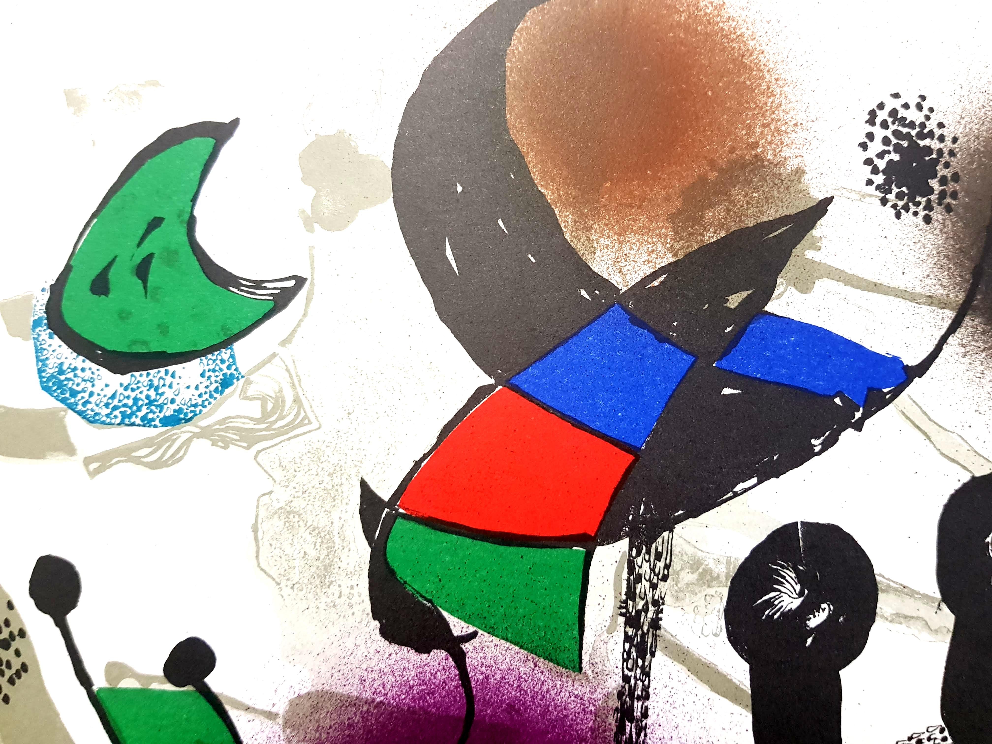 Joan Miro Miro Original Abstrakte Lithographie
Künstler: Joan Miro
Medium: Original-Lithographie auf Rives-Vellum
Mappe: Miro Lithographe III
Jahr: 1976
Auflage: 5,000
Bildgröße: 10