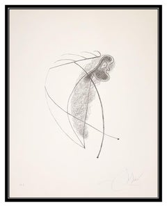 Joan Miro Hand Signed Lithograph III Modern Abstract Artwork