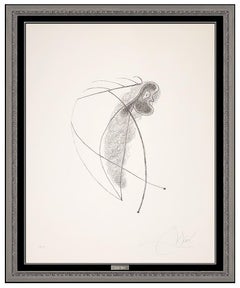 Joan Miro Hand Signed Lithograph III Modern Abstract Artwork