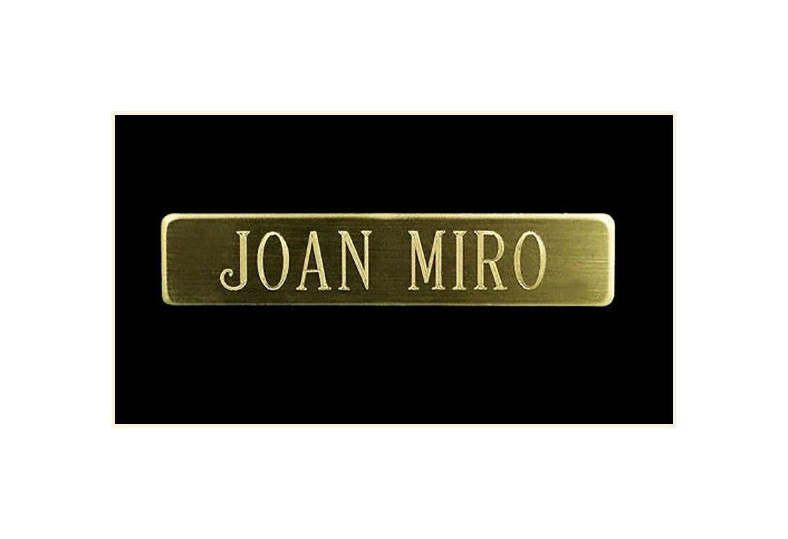 Joan Miro Original Color Lithograph Hand Signed Abstract Modern Artwork Framed 2
