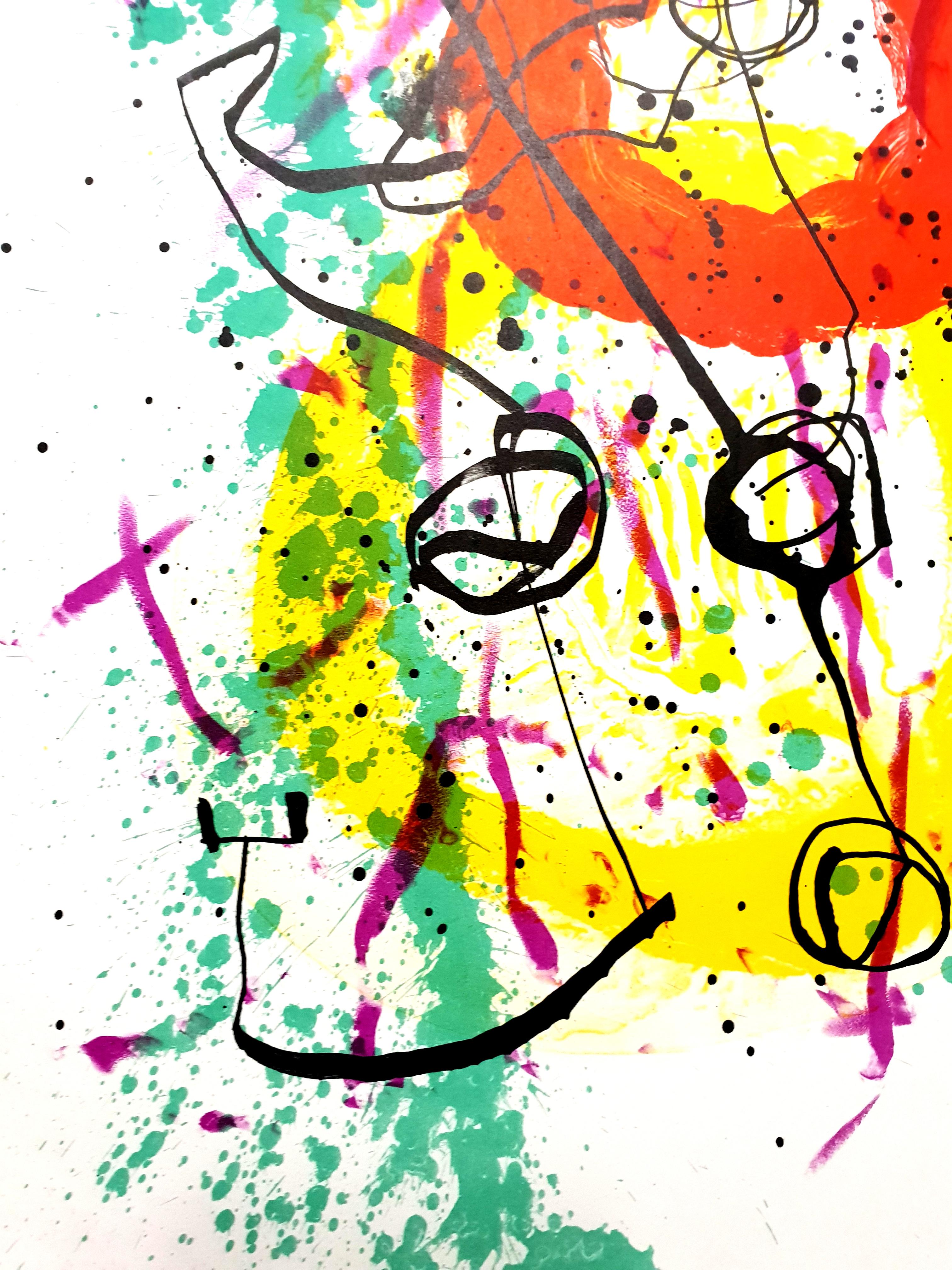 Servierteller aus „XXeme Siecle“ – Print von Joan Miró