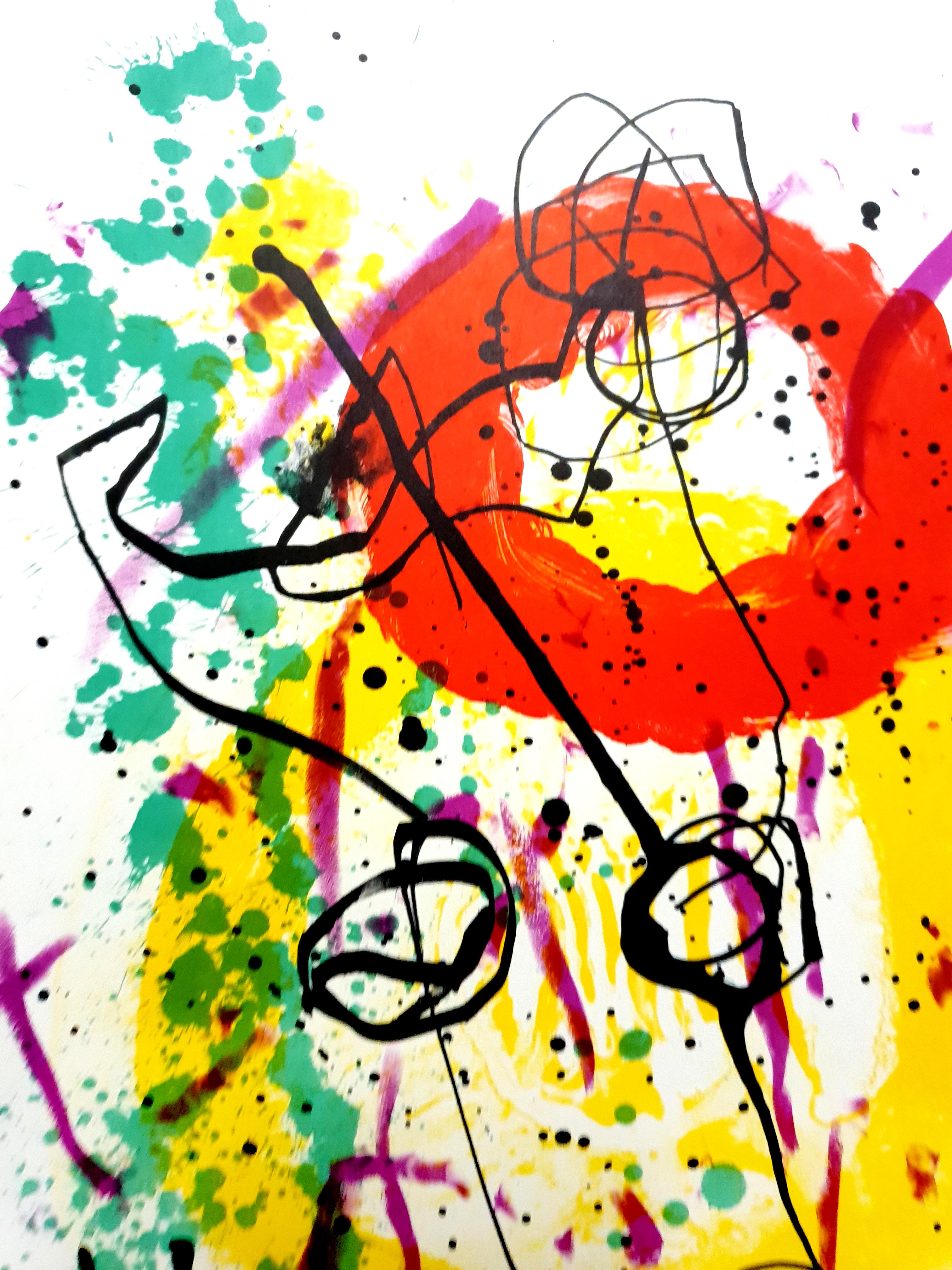 Servierteller aus „XXeme Siecle“ (Gelb), Abstract Print, von Joan Miró