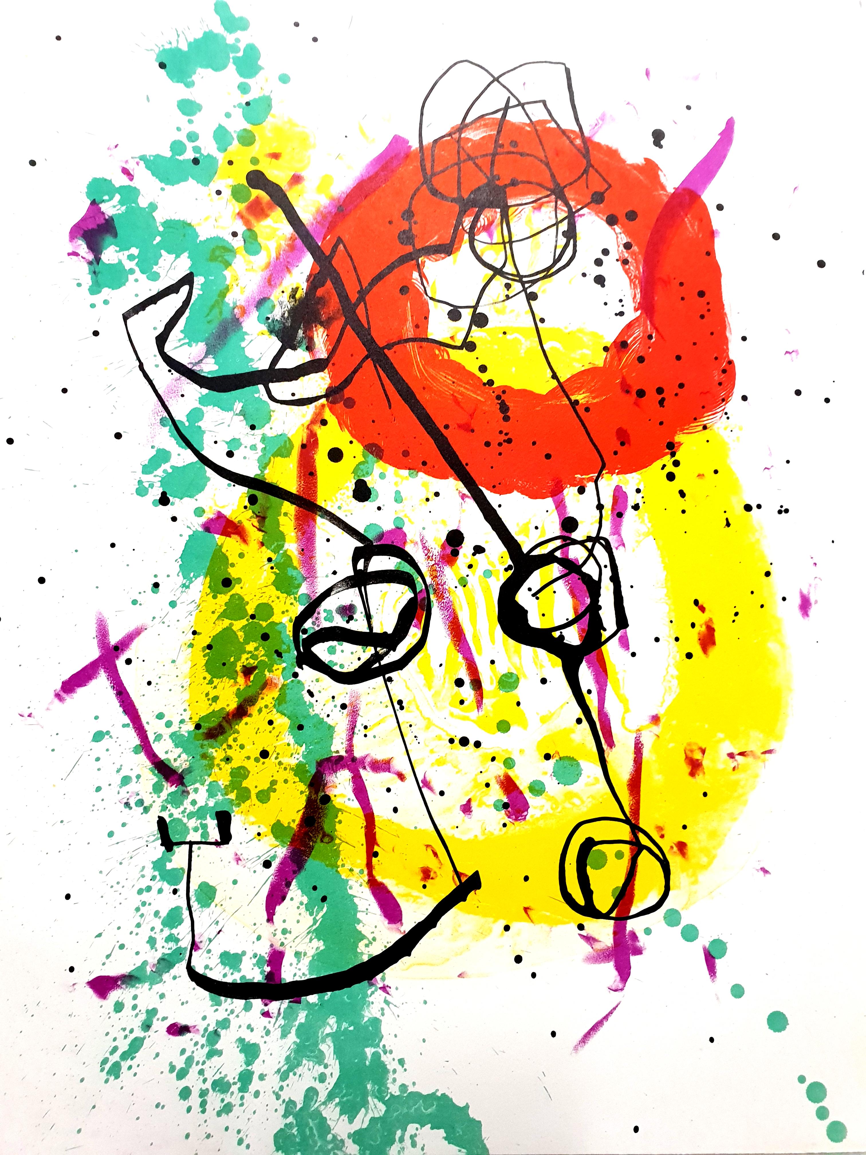 Joan Miro - Original Colorful Lithograph