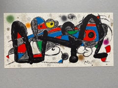 Joan Miró original lithograph "espagne"