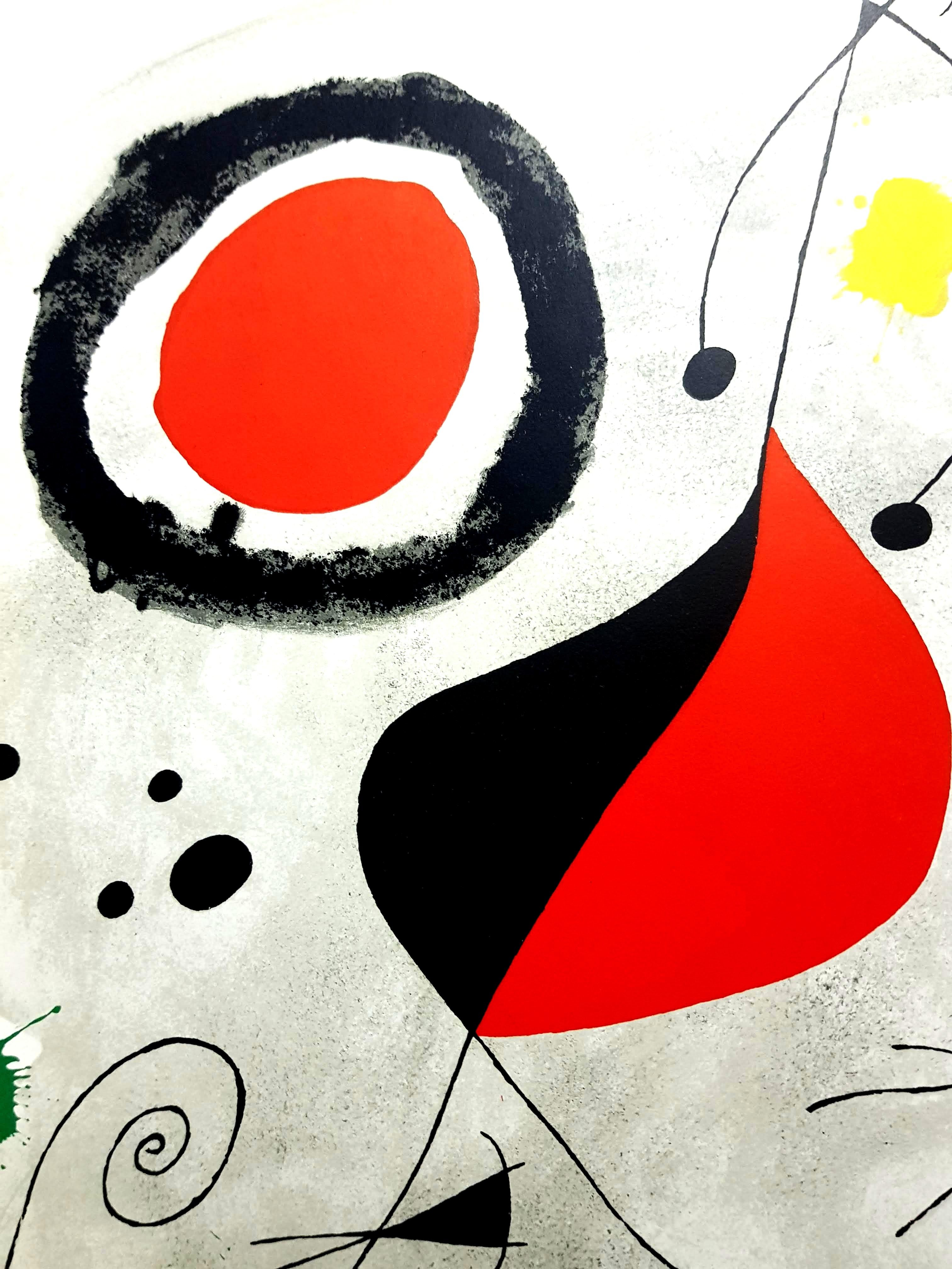 Joan Miro -  Original Lithograph from Derriere le Miroir - Print by Joan Miró