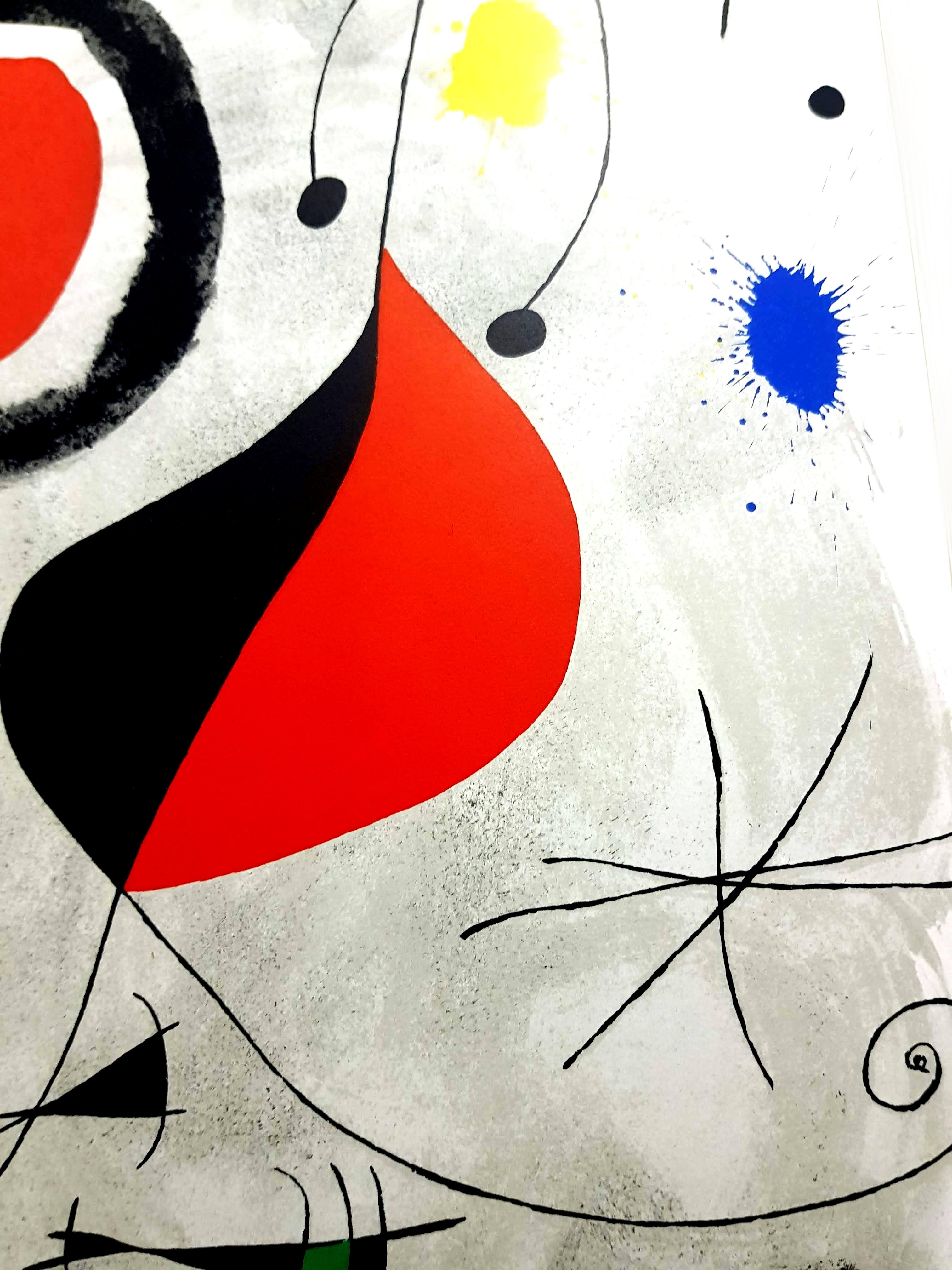 Joan Miro -  Original Lithograph from Derriere le Miroir - Modern Print by Joan Miró